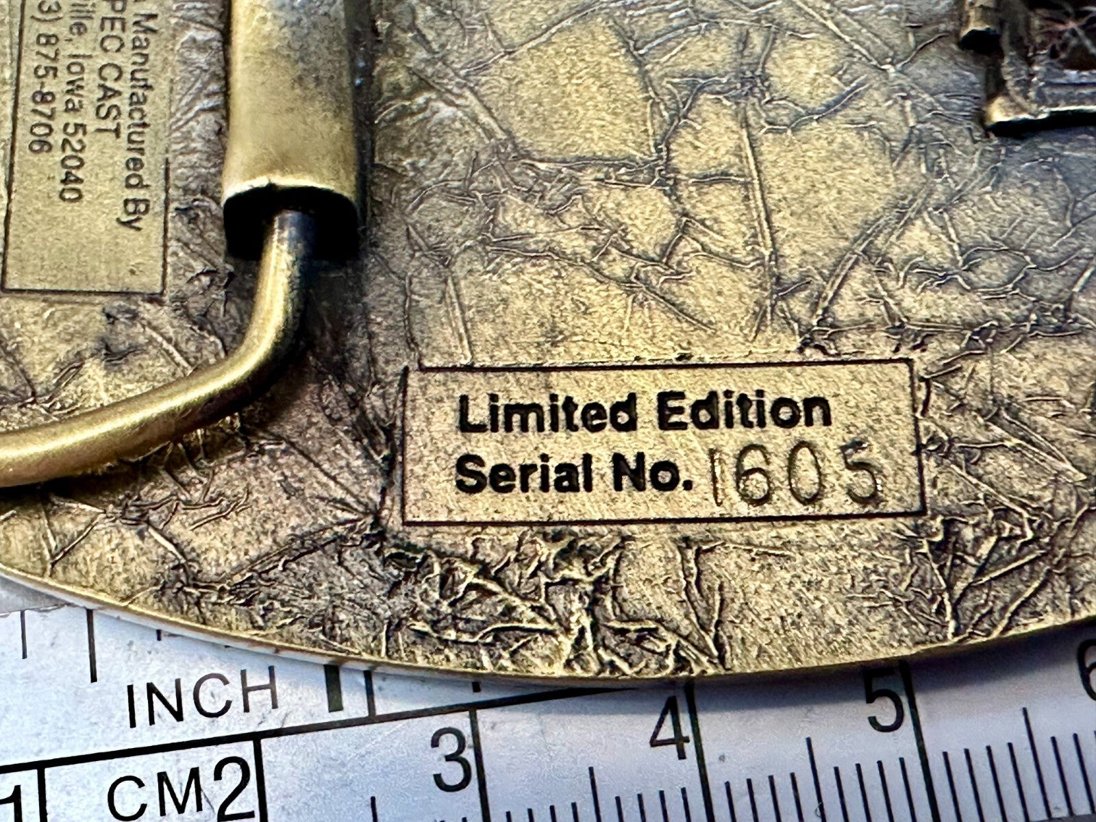 TISCO 65 Years 1937-2002 Series XIV The Leader in Aftermarket Parts Belt Buckle