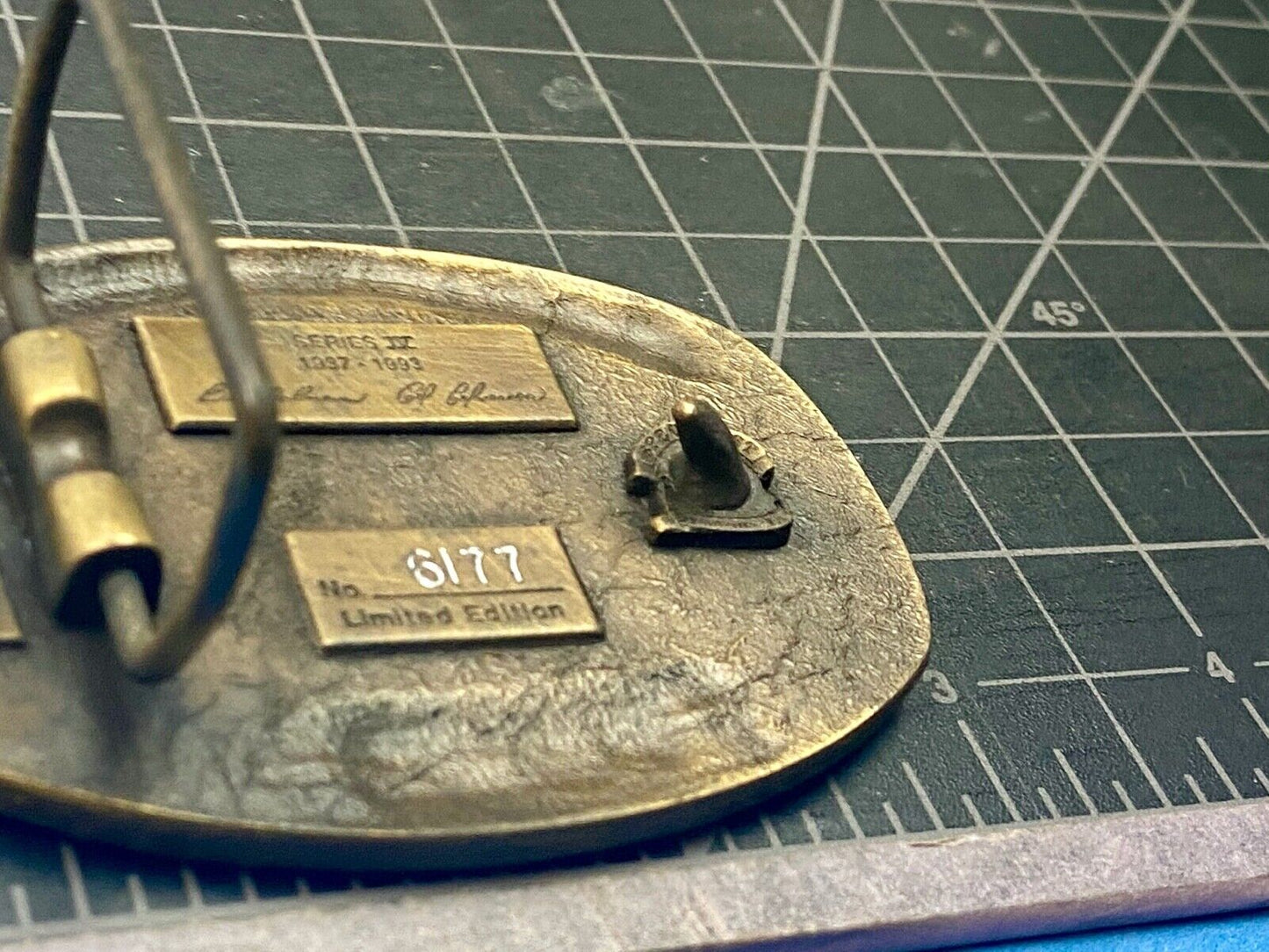 TISCO 56 Years ALL MAKES PARTS Tractor Service belt buckle Series 4 1993 