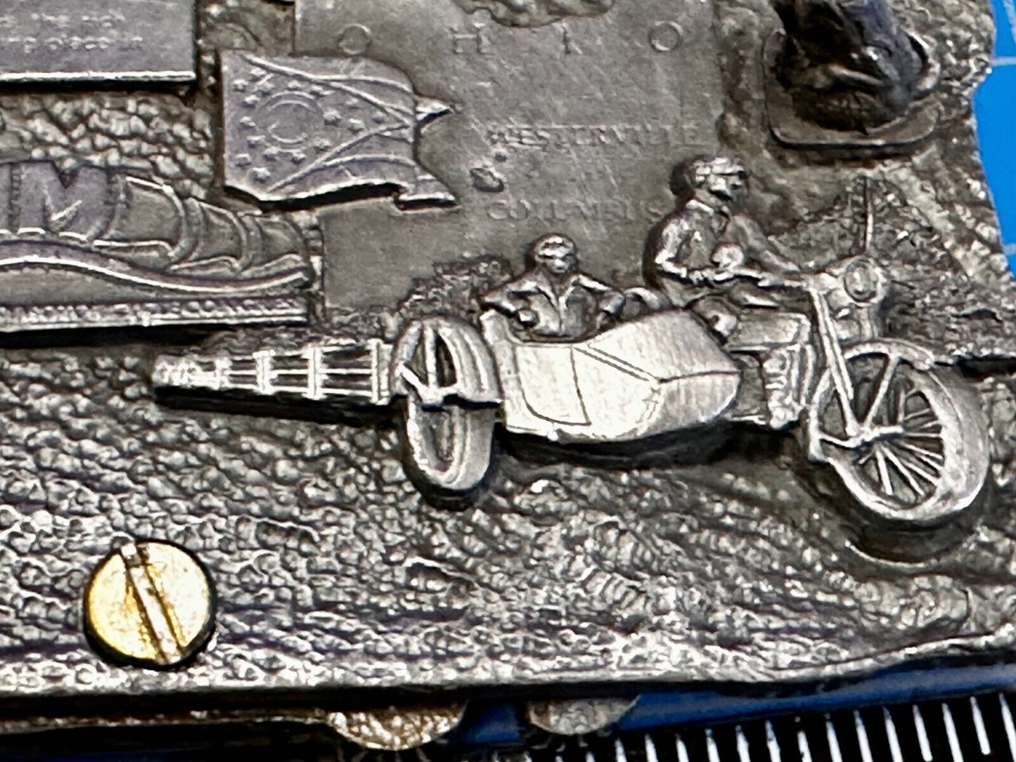 AMA American Motorcyclist Asso. Columbus Ohio 1992 Commemorative Belt Buckle