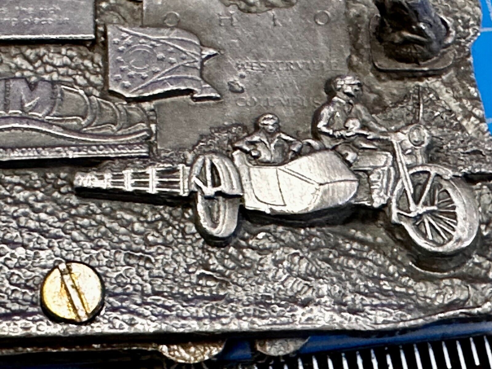 AMA American Motorcyclist Asso. Columbus Ohio 1992 Commemorative Belt Buckle