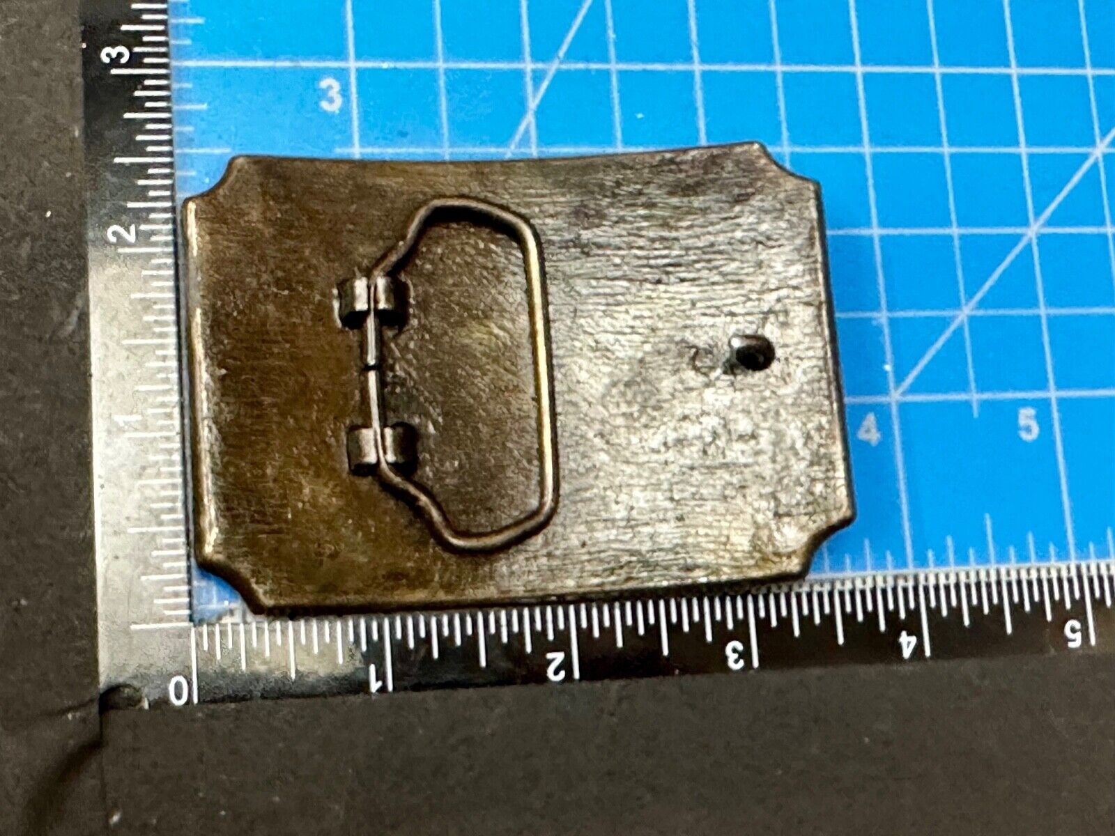 Tall In The Saddle Western Cowboy Horse Covered Wagon Belt Buckle New Condition