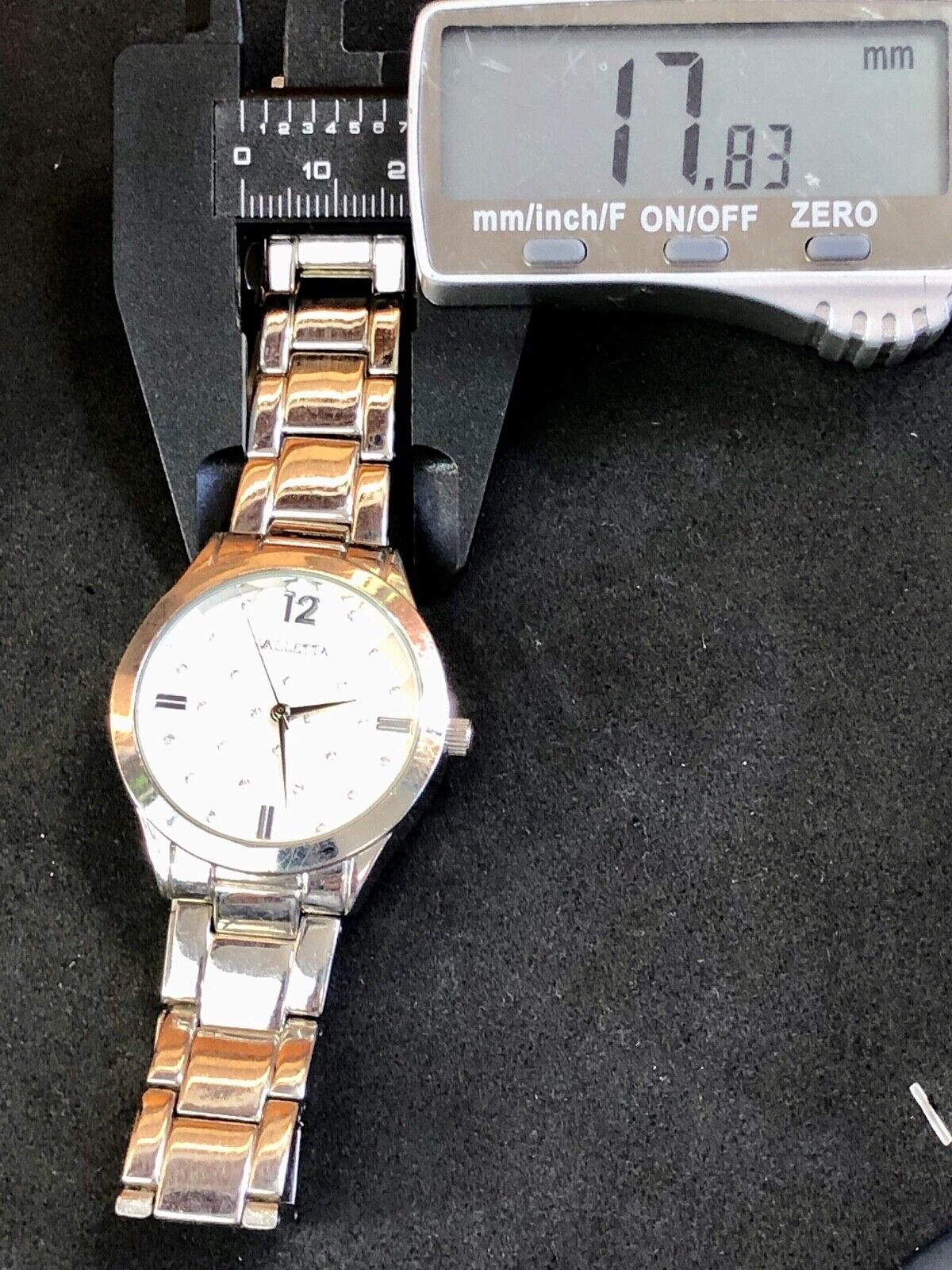 Valletta Modern Silver Tone Women's Dress Watch - Fresh Battery 