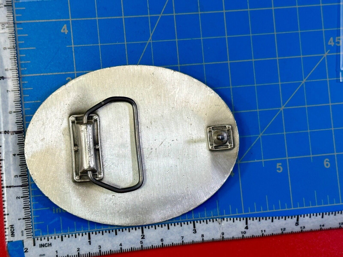 vintage Ground probe Company promo Advertising belt buckle