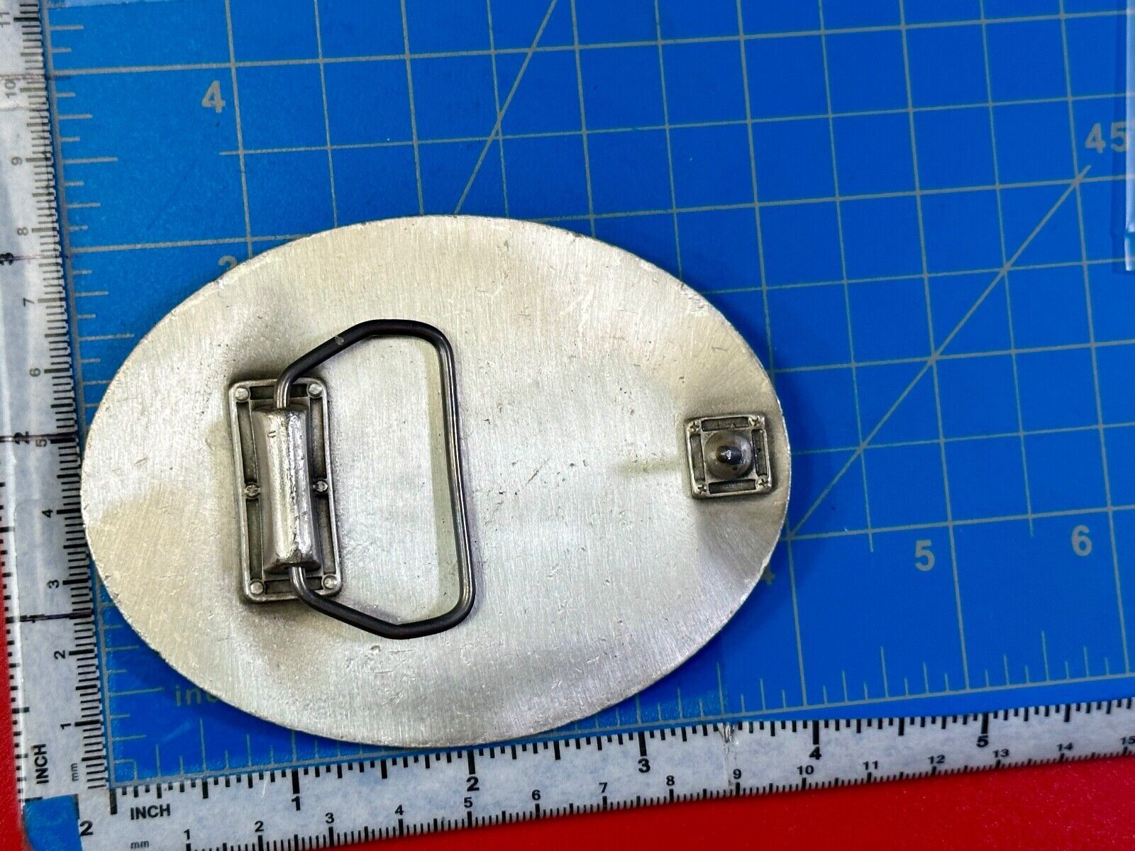 vintage Ground probe Company promo Advertising belt buckle