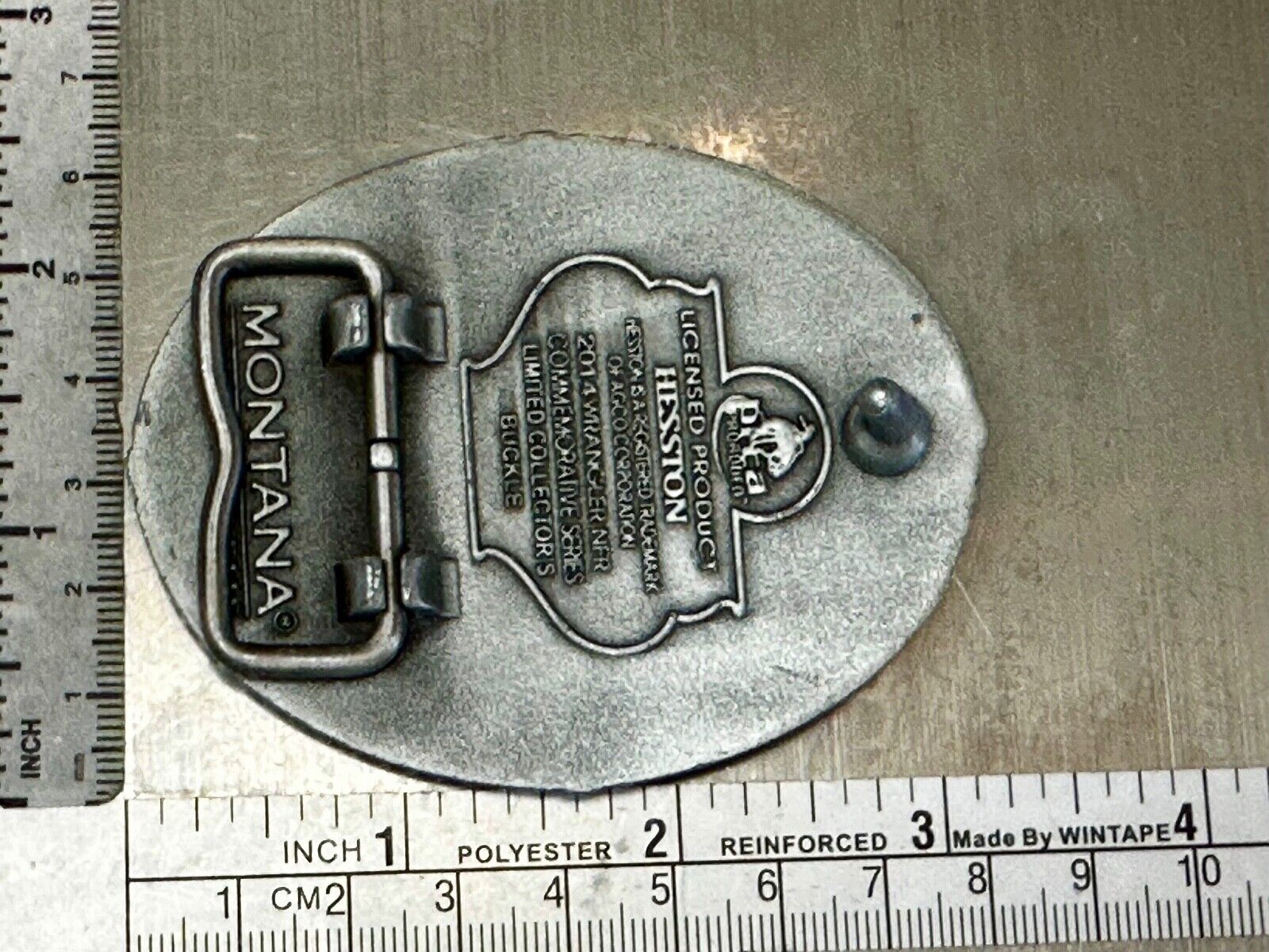 2014 National Finals Rodeo NFR Cowboy Montana Silversmiths Youth Belt Buckle