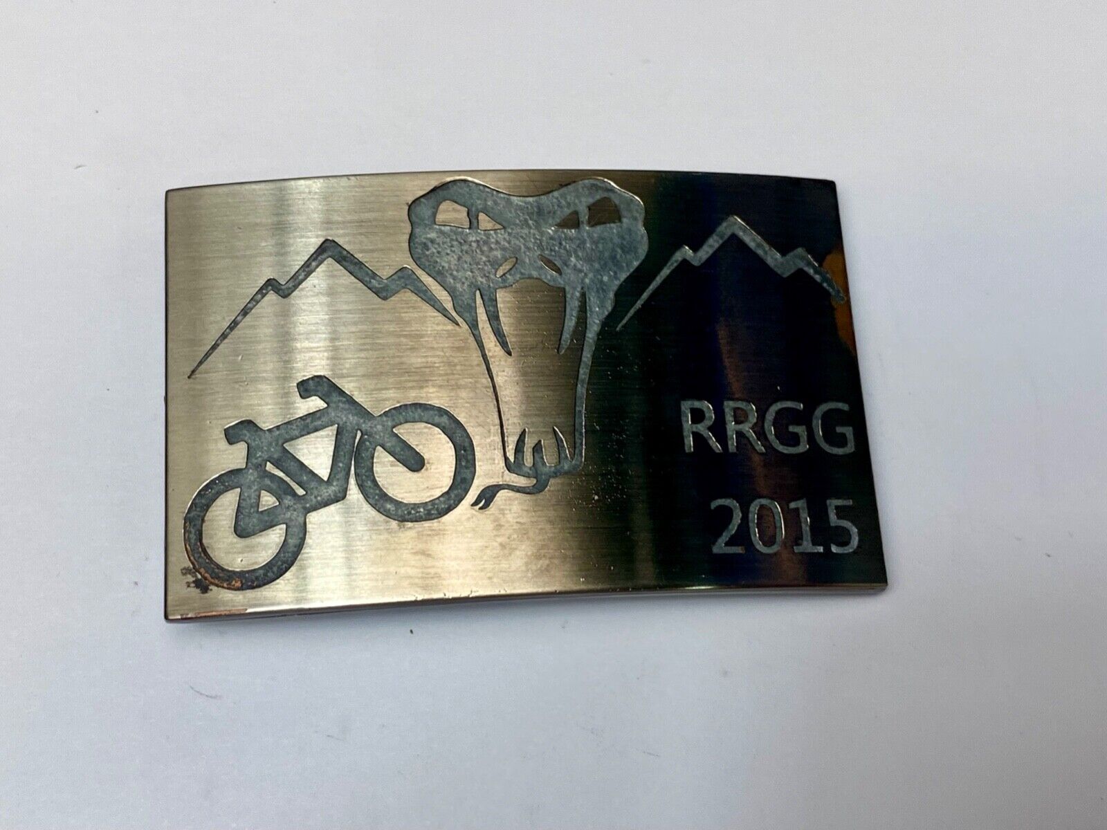Used 2015 RRGG Mountain Bike Belt Buckle Viper  Event Trail Ride Race BMX Run