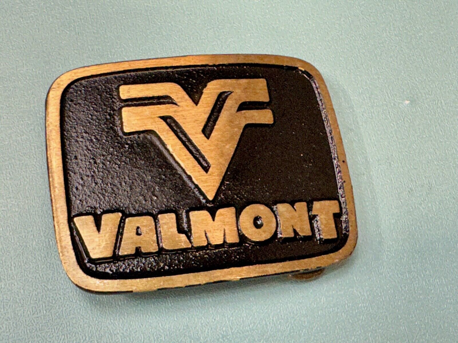Valmont skincare products Company Solid Brass Vintage Belt Buckle by Dynabuckle