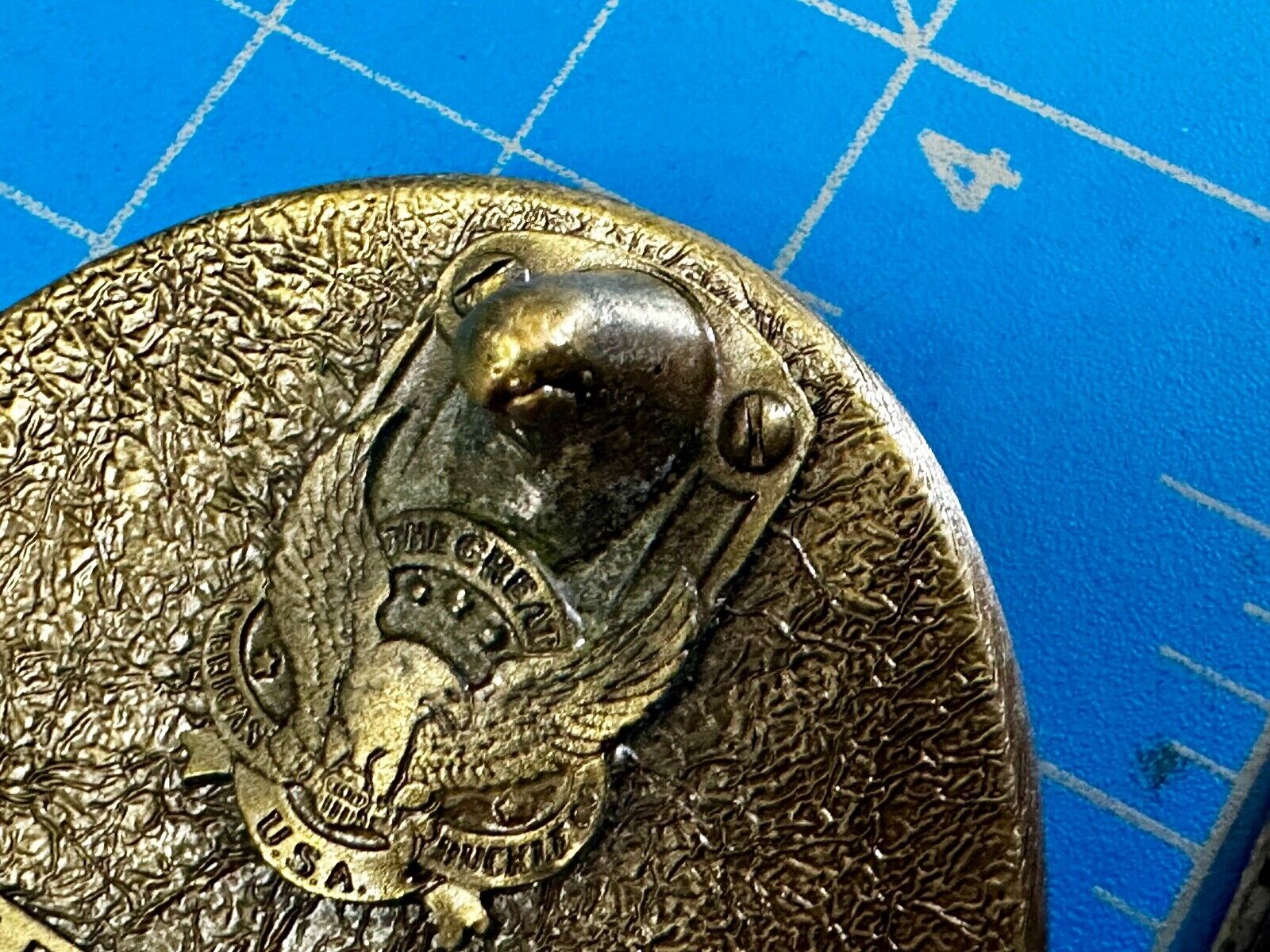 TOL-L-Tex Oil Company Hope Arkansas 50th Anniversary Great American Belt Buckle