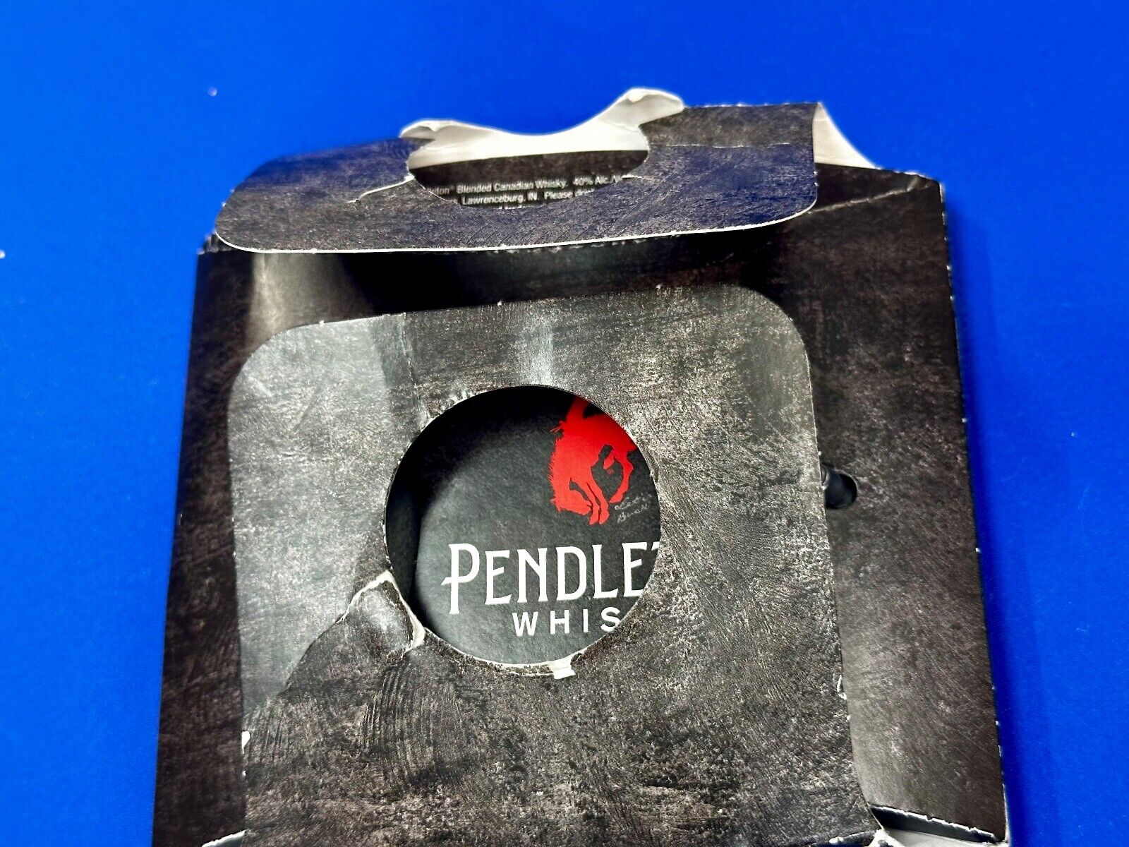 2023 PENDLETON WHISKY BRAND PROMO BELT BUCKLE MONTANA SILVERSMITHS COWBOY RODEO