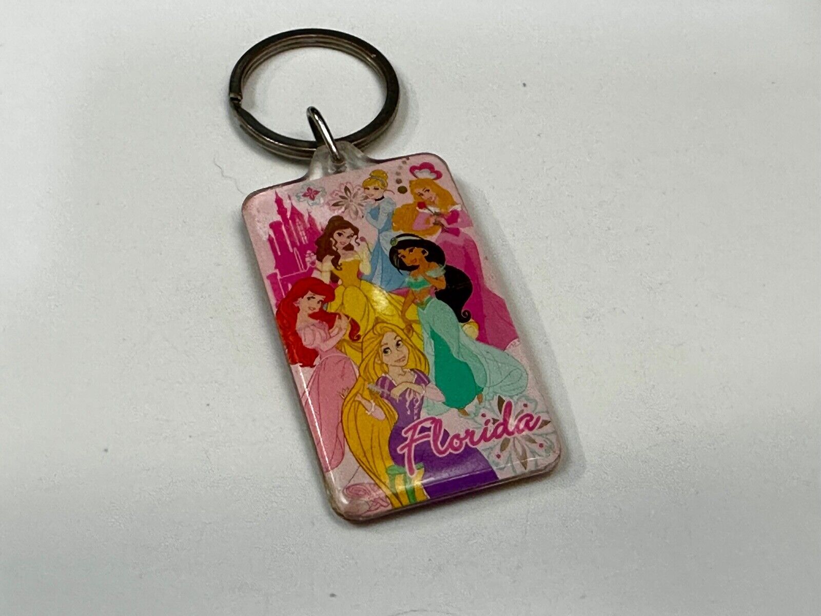 All the Princesses of Disney and Florida!  Souvenir Keychain, Key Chain Ring