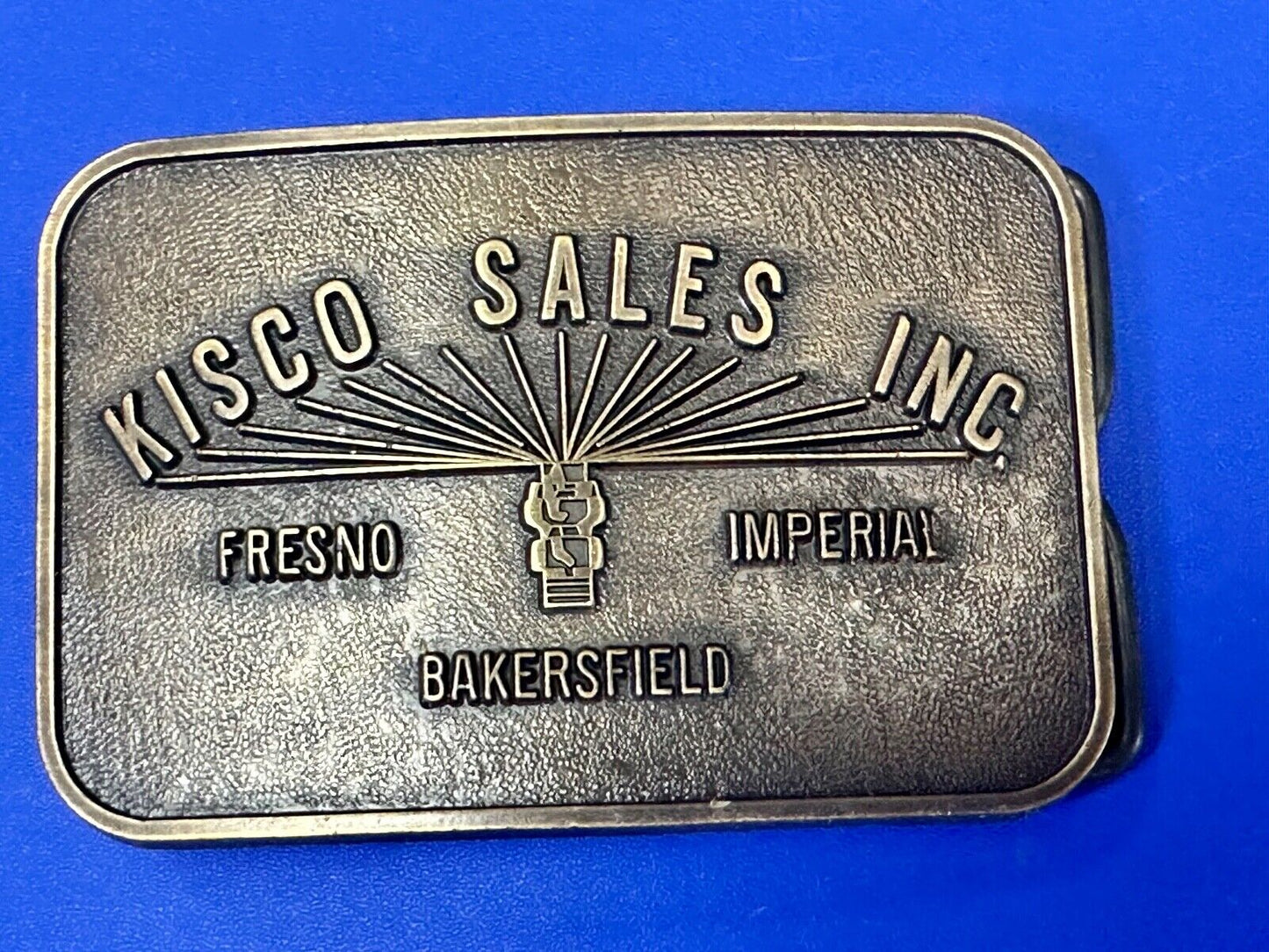 Cisco Sales Inc - California Co Fresno Bakersfield Imperial NOS Belt Buckle