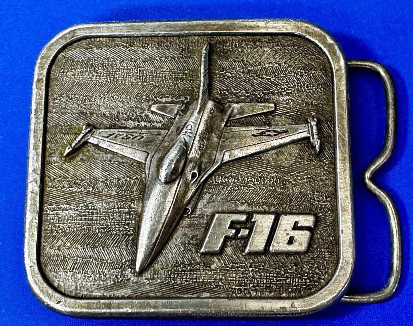 USAF F-16 Fighter Jet Air Force VTG 1977 Belt Buckle by The Buckle Connection