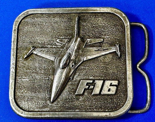 USAF F-16 Fighter Jet Air Force VTG 1977 Belt Buckle by The Buckle Connection