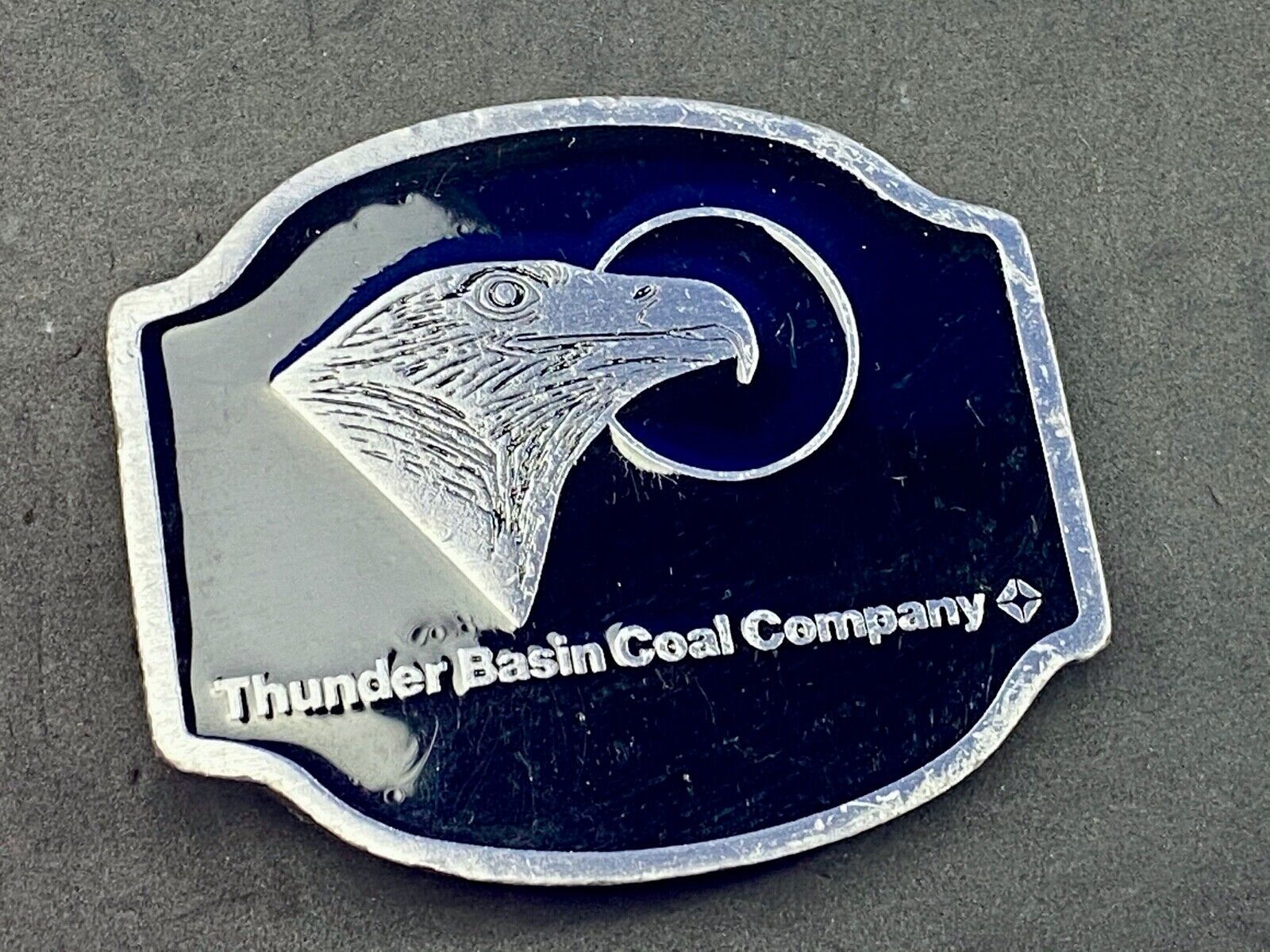 Thunder Basin Coal Company Black and silver color Belt buckle 