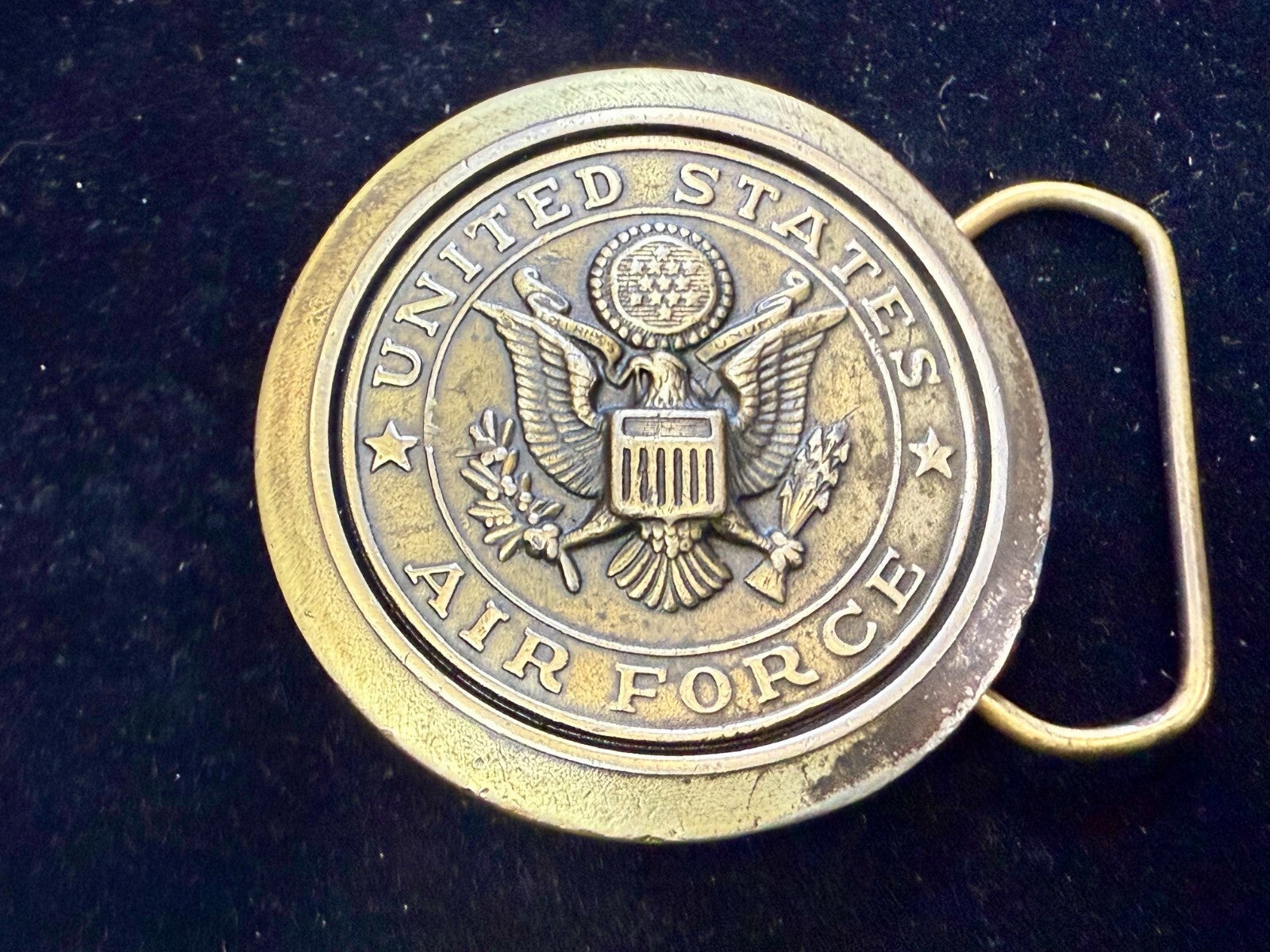United States Air Force Vintage 1977 Limited Edition Great American Belt Buckle