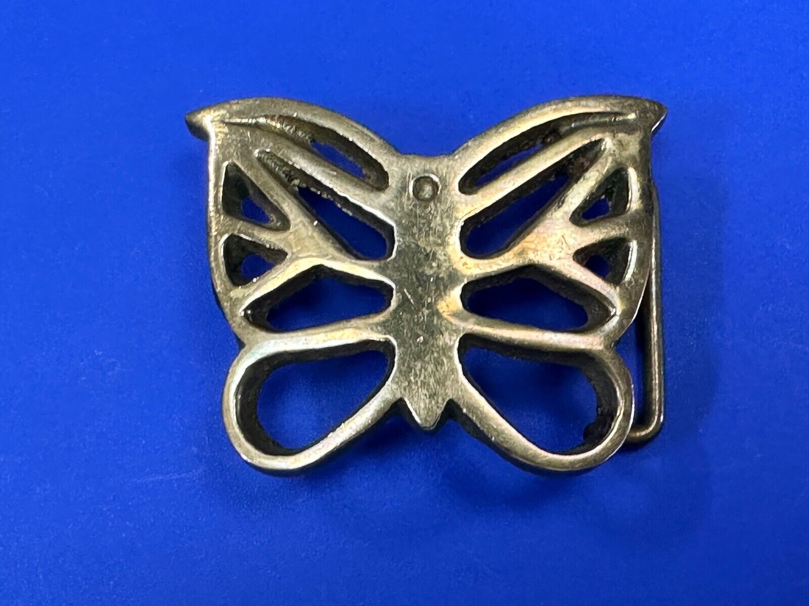 2" Butterfly Boho Hippie solid brass vintage Cutout belt buckle