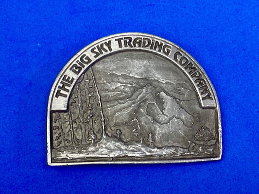The Big Sky Trading Company Belt Buckle By La Verla Bloomington Indiana 