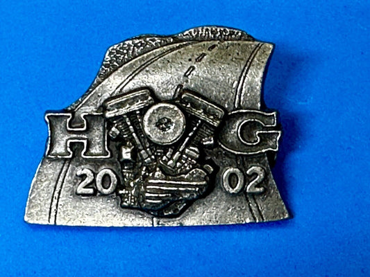 2002 Harley Davidson Engine  Owners Group HOG Pin for Jacket or Vest