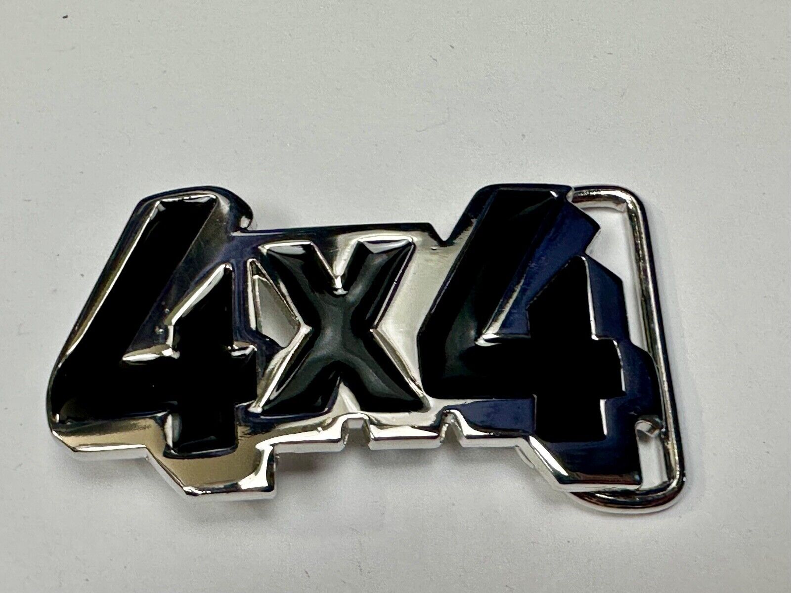 4x4 Four By Truck Drive Gear block letters jeep pickup cutout belt buckle