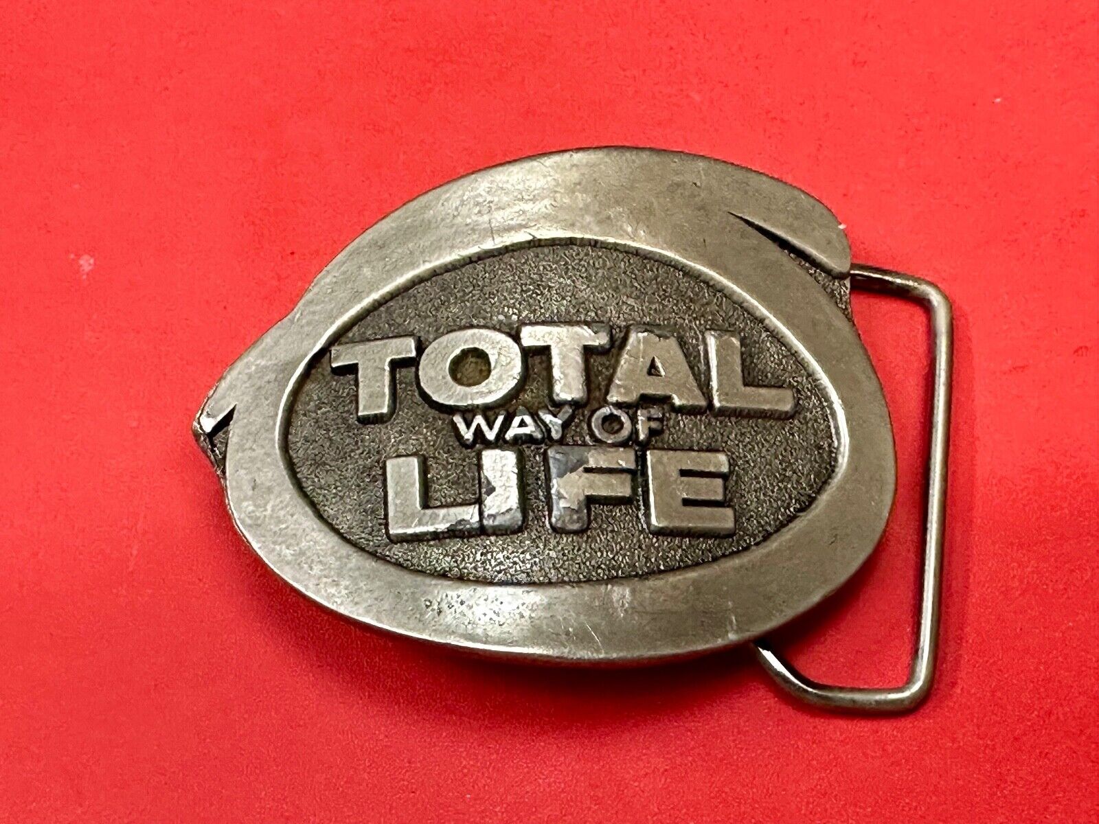 Total Way of Life Lewis Buckles Belt Buckle Midway Independent Life 1976