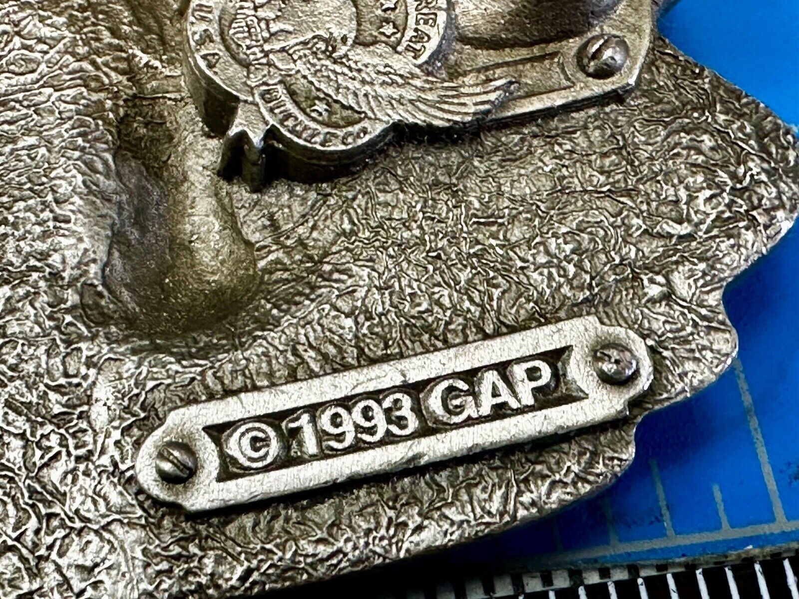 Adorable Penguins Vintage 1993 Great American Products Belt Buckle