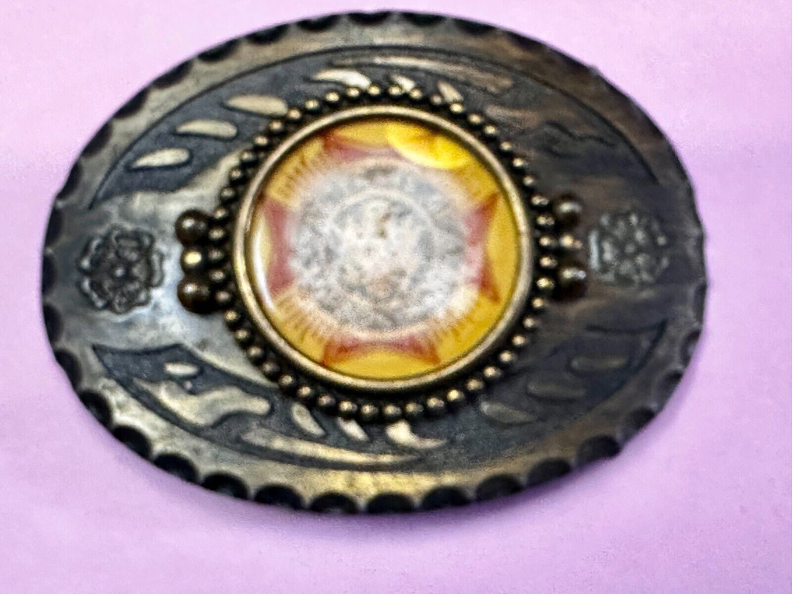 Veterans VFW Belt Buckle - or blank for your silver dollar coin or 39mm stone!