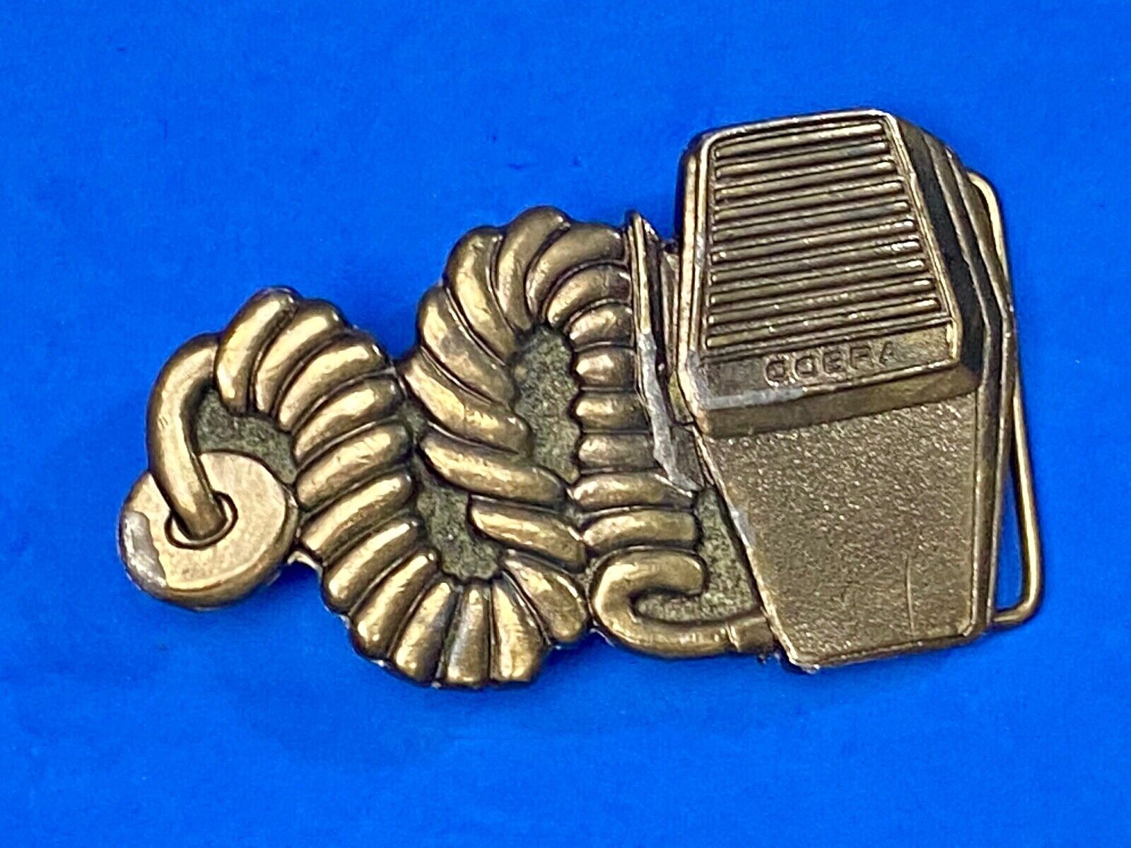 Vintage 1977  Cobra Handheld CB HAM Radio The Great American Belt Buckle Co.