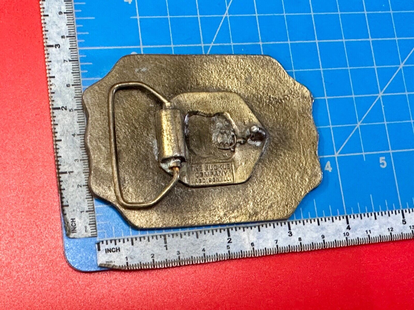 America’s Heroes FIRE DEPARTMENT Lincoln Dupon Vintage belt buckle - Buckle Co