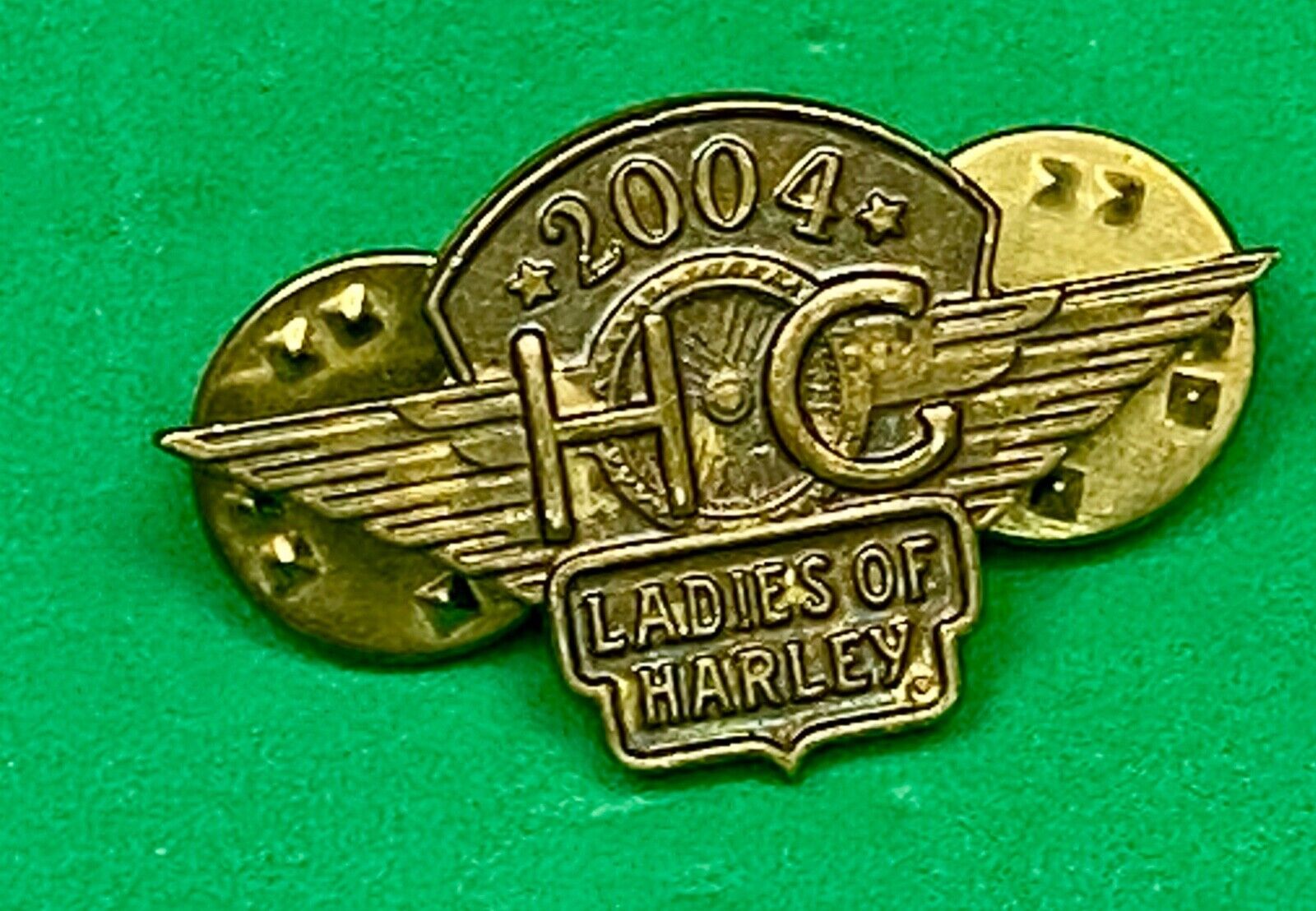 2004 Ladies Hog Harley Davidson Owners Group Motorcycles Pin
