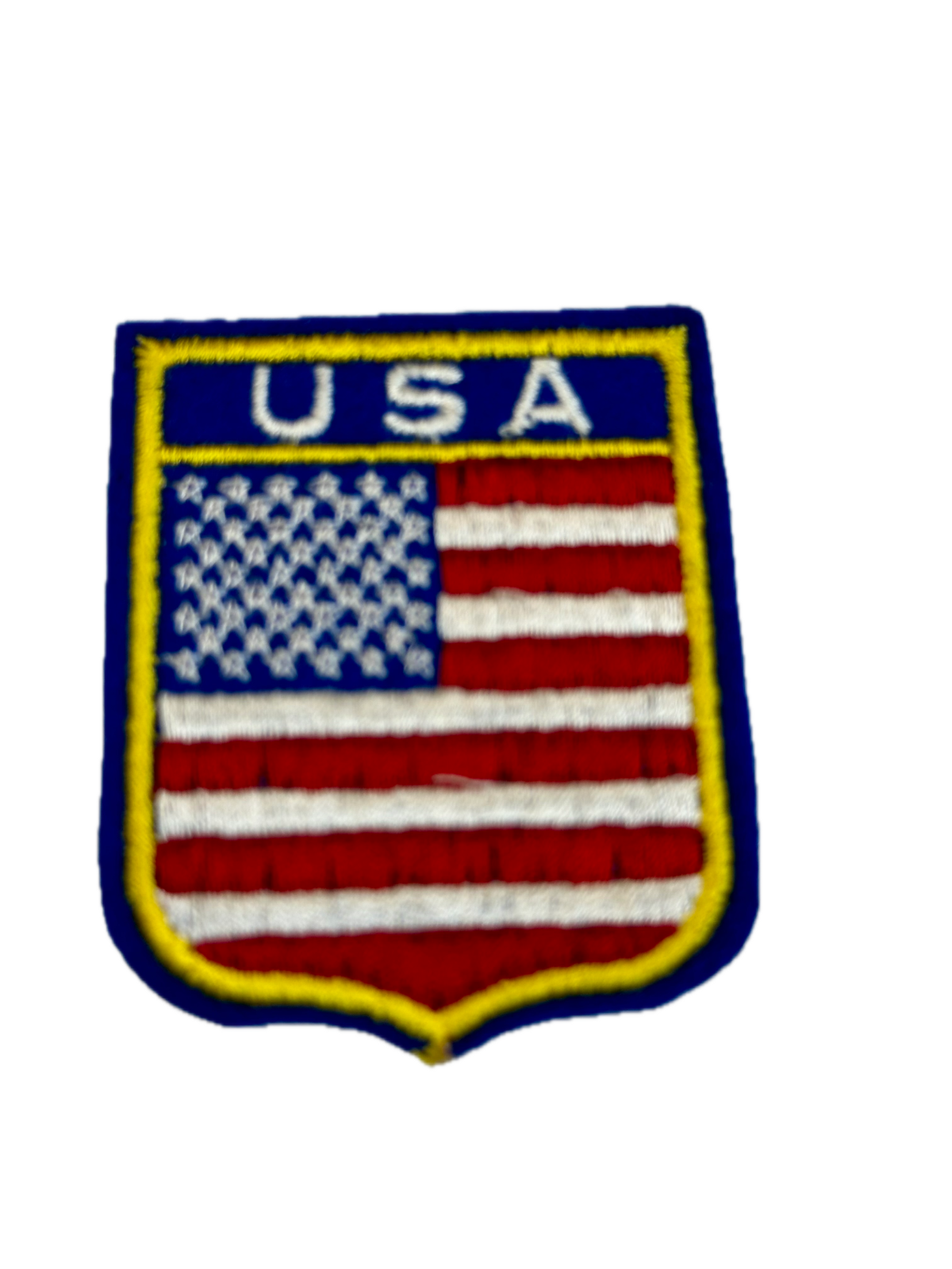 United States of America USA Flag Shield Patriotic Embroidered Badges Patch