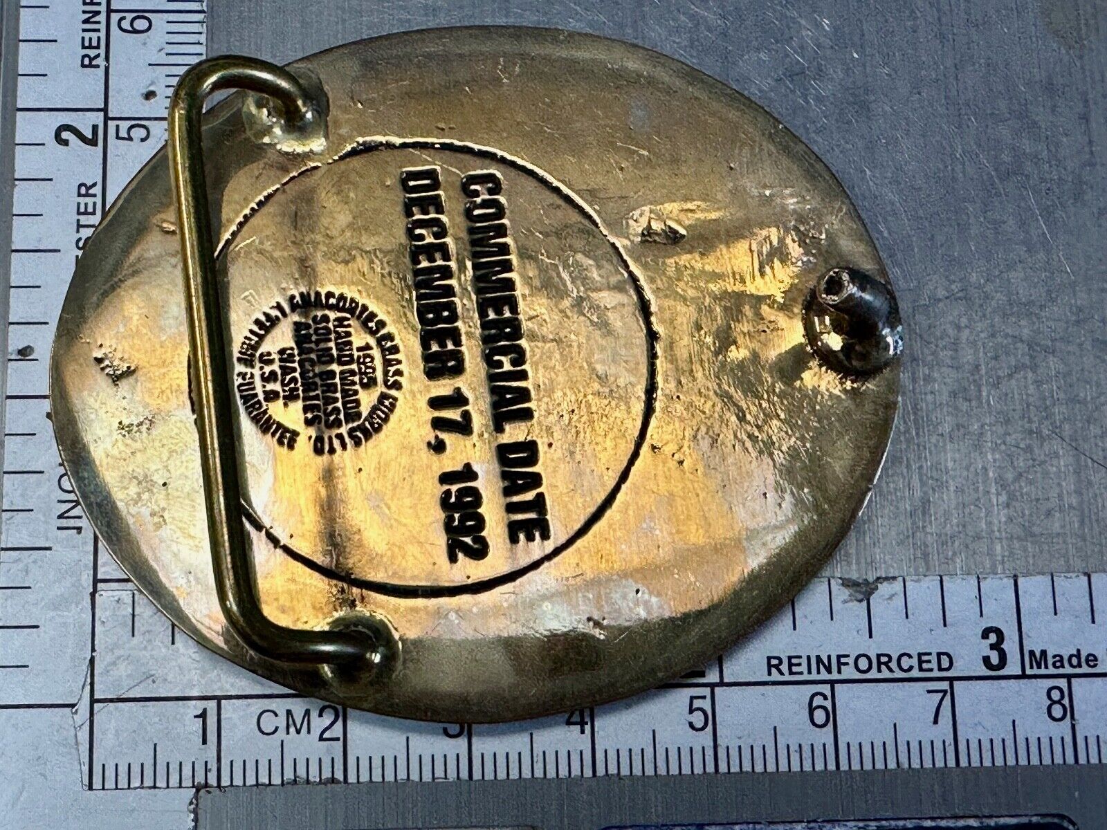 ACI Tampella Piney Creek Power Plant Clarion PA Operations Maint. belt buckle