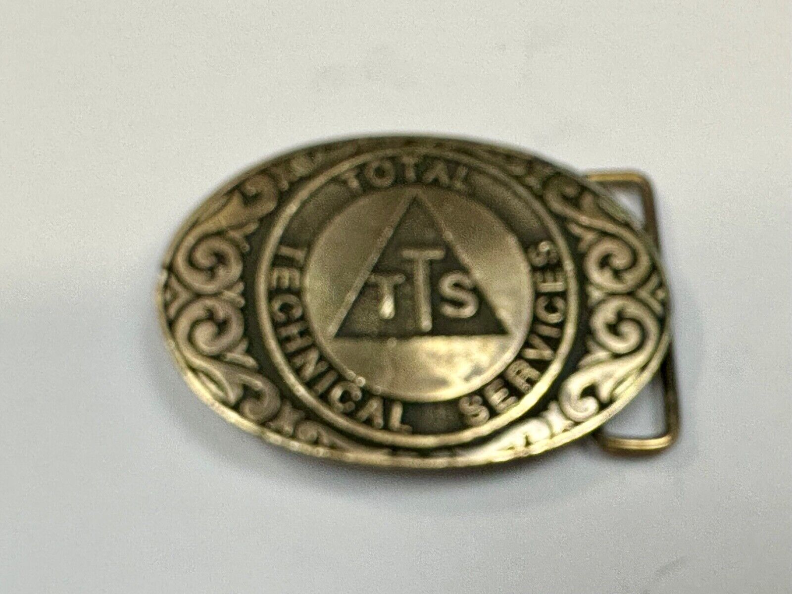 TTS Total Technical Services Vintage Western Vibe belt buckle. by CD/Hit