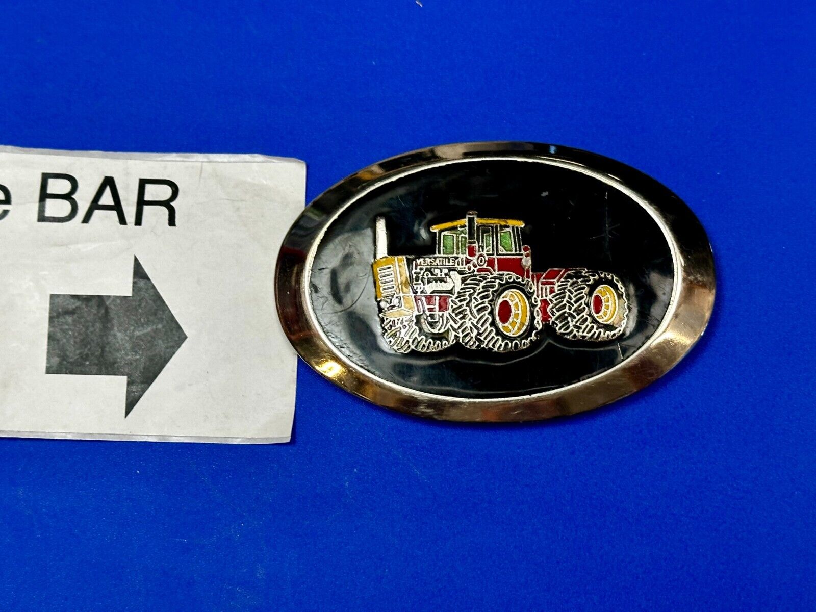 Tractor Agricultural Farm Equipment Arroyo Grande Farmers Vintage Belt Buckle
