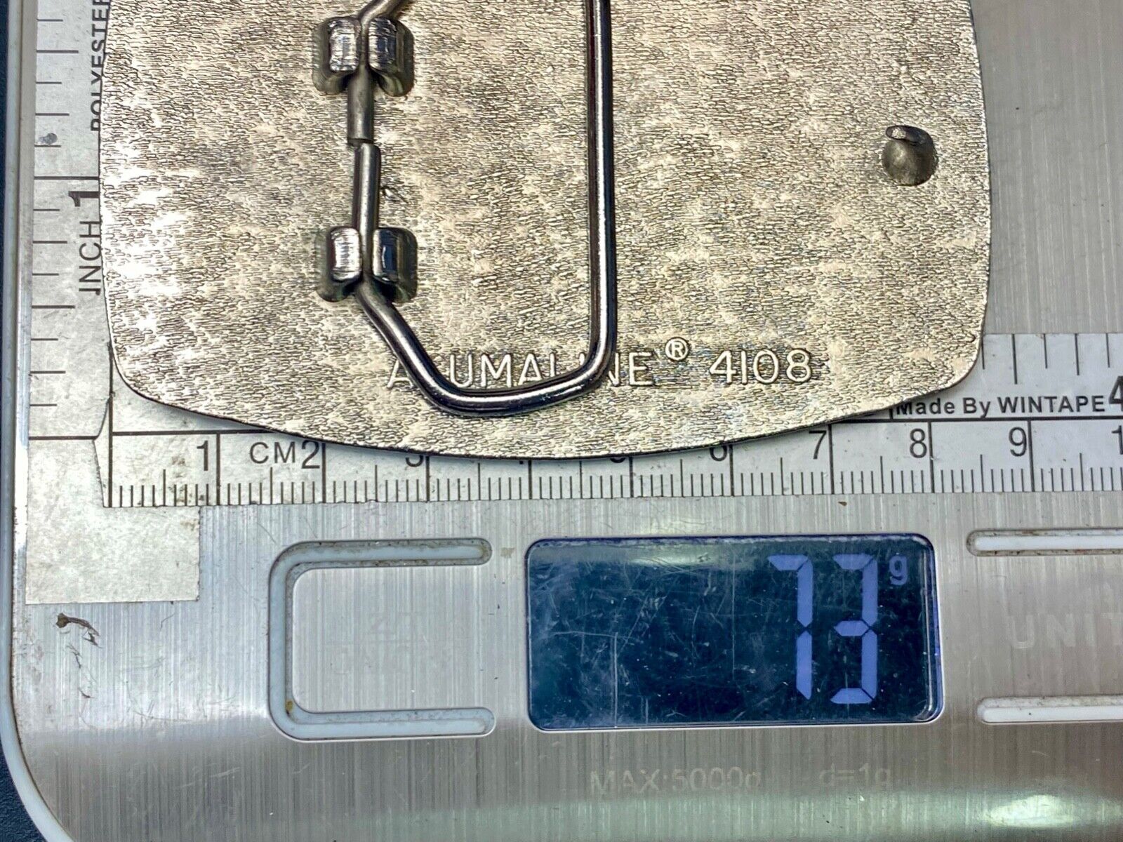 Arctic Wire rope and supply company Inc Company Alumine 4108 belt buckle