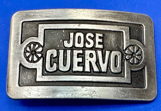 80 Proof!  JOSE CUERVO TEQUILA VINTAGE 1977 BELT BUCKLE HARTFORD CT ORIGINAL