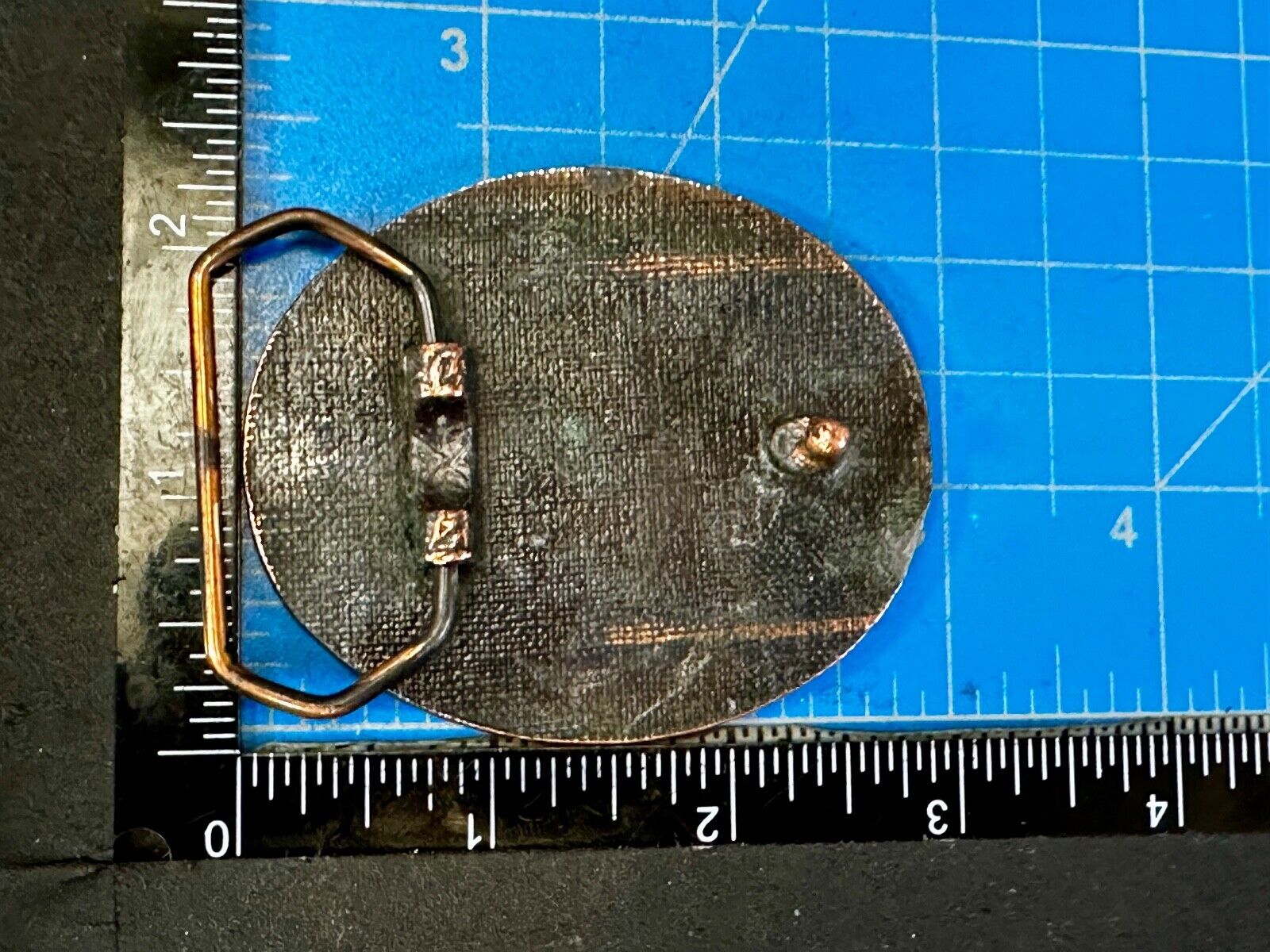 Baja Industries Company Logo? Round metal Belt Buckle