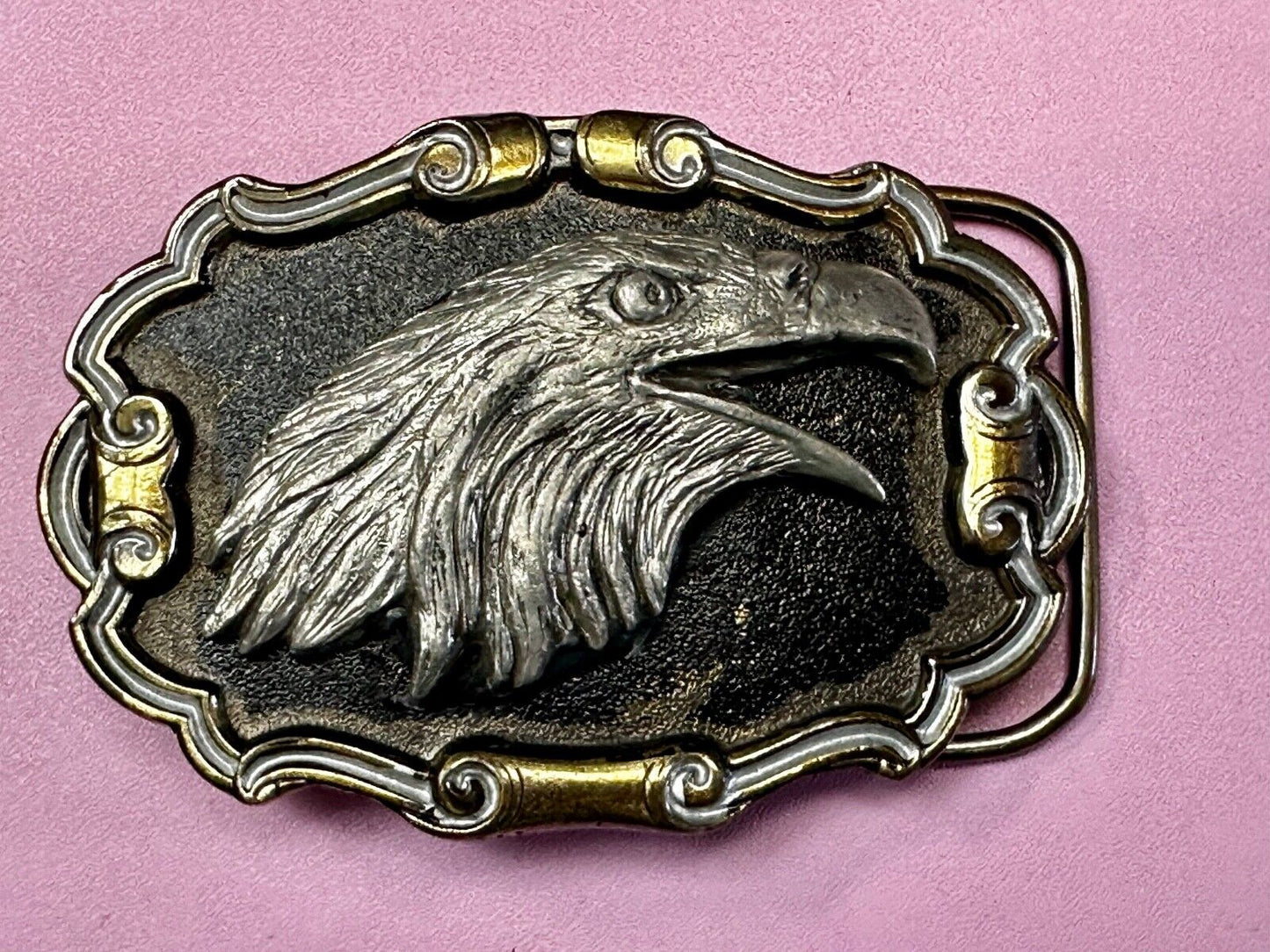 American Bald Eagle Head Belt Buckle by The Great American Buckle Co