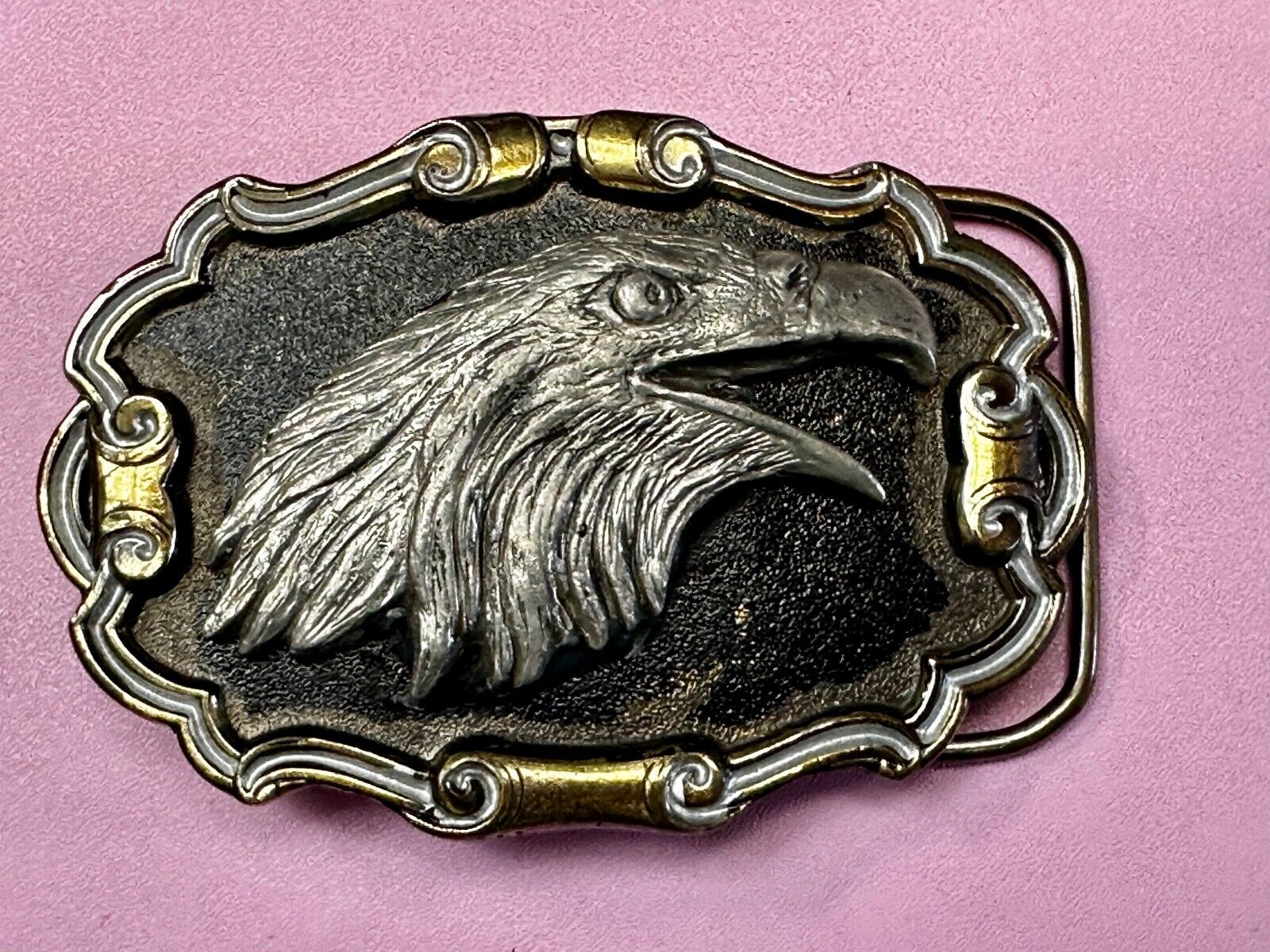 American Bald Eagle Head Belt Buckle by The Great American Buckle Co