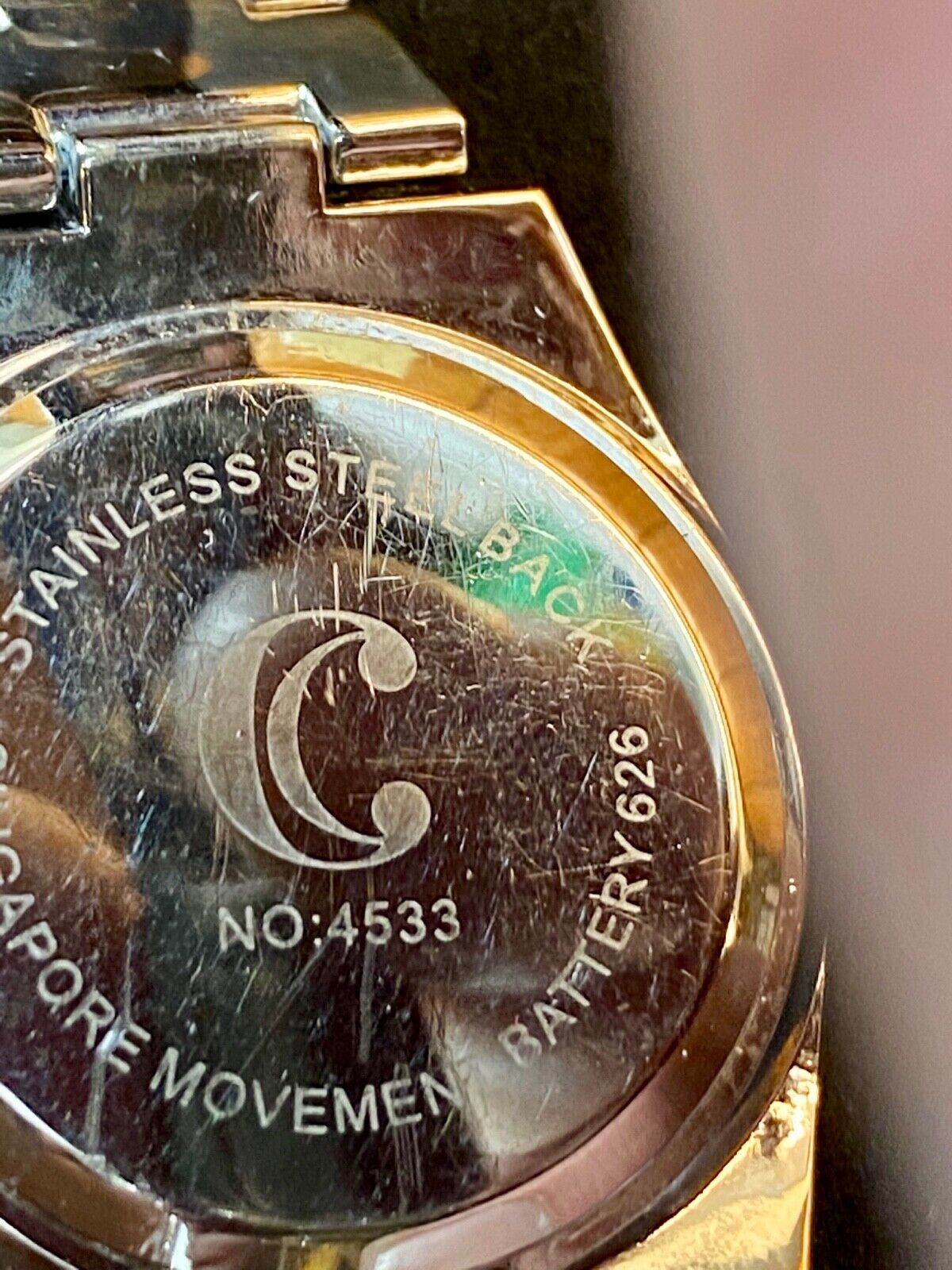 4533 C Silver Tone Quartz Watch Charming Charlie - New Battery, Working Well! 