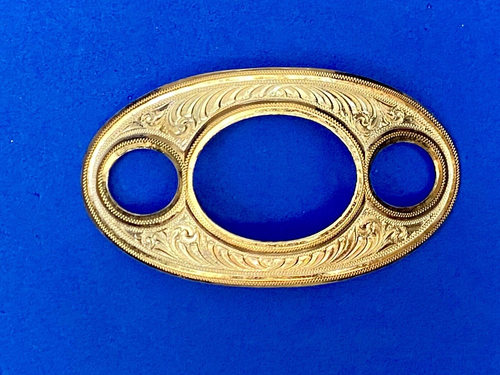Unique Shape, Mixed Metal Western Flower Swirl Belt Buckle Scarf Shoe Purse Clip