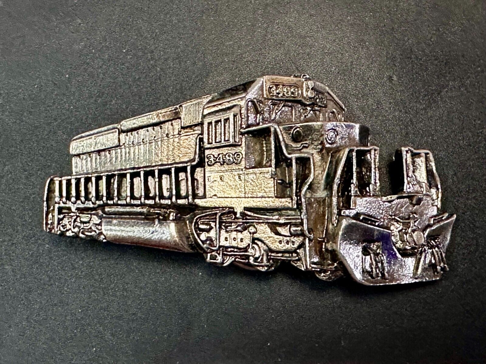 3489  Train Locomotive RailRoad Vintage 1980 - The Great American Belt Buckle Co