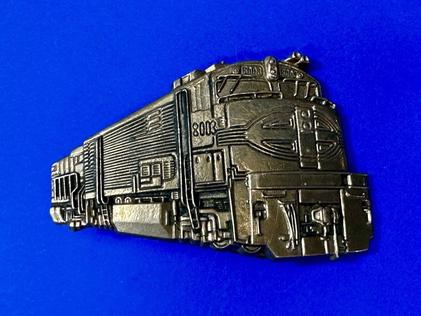 8003 Union Pacific Up Locomotive Railroad Train VTG 1980 Belt Buckle by Baron