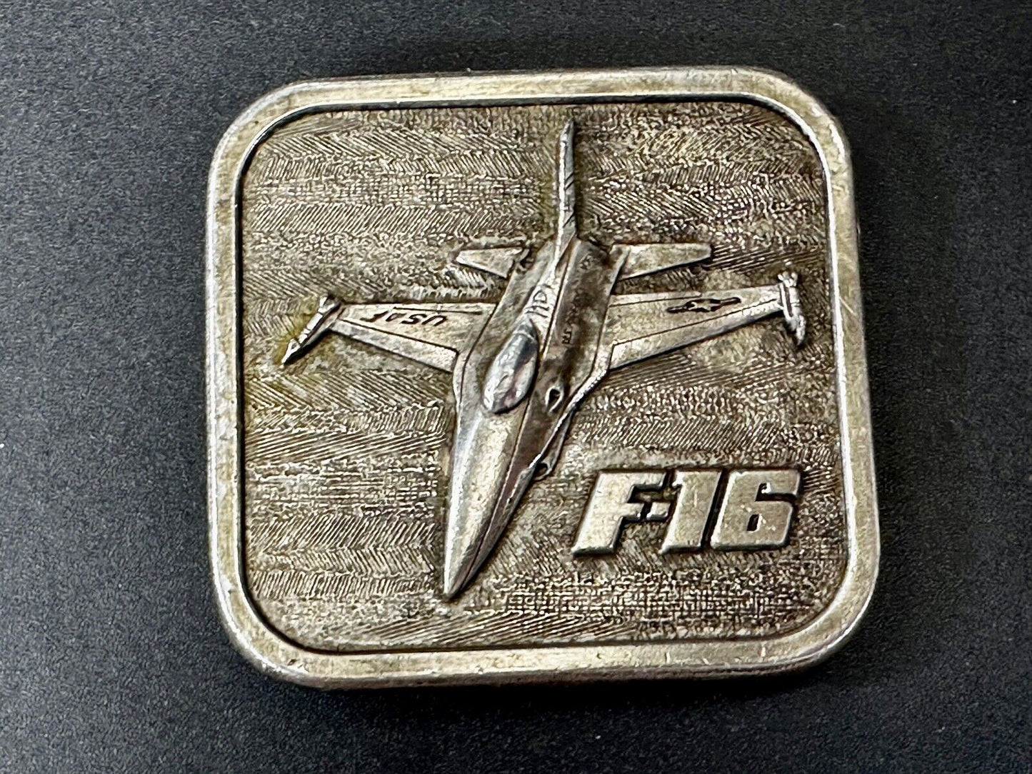 USAF F-16 Fighter Jet Air Force VTG 1977 Belt Buckle by The Buckle Connection