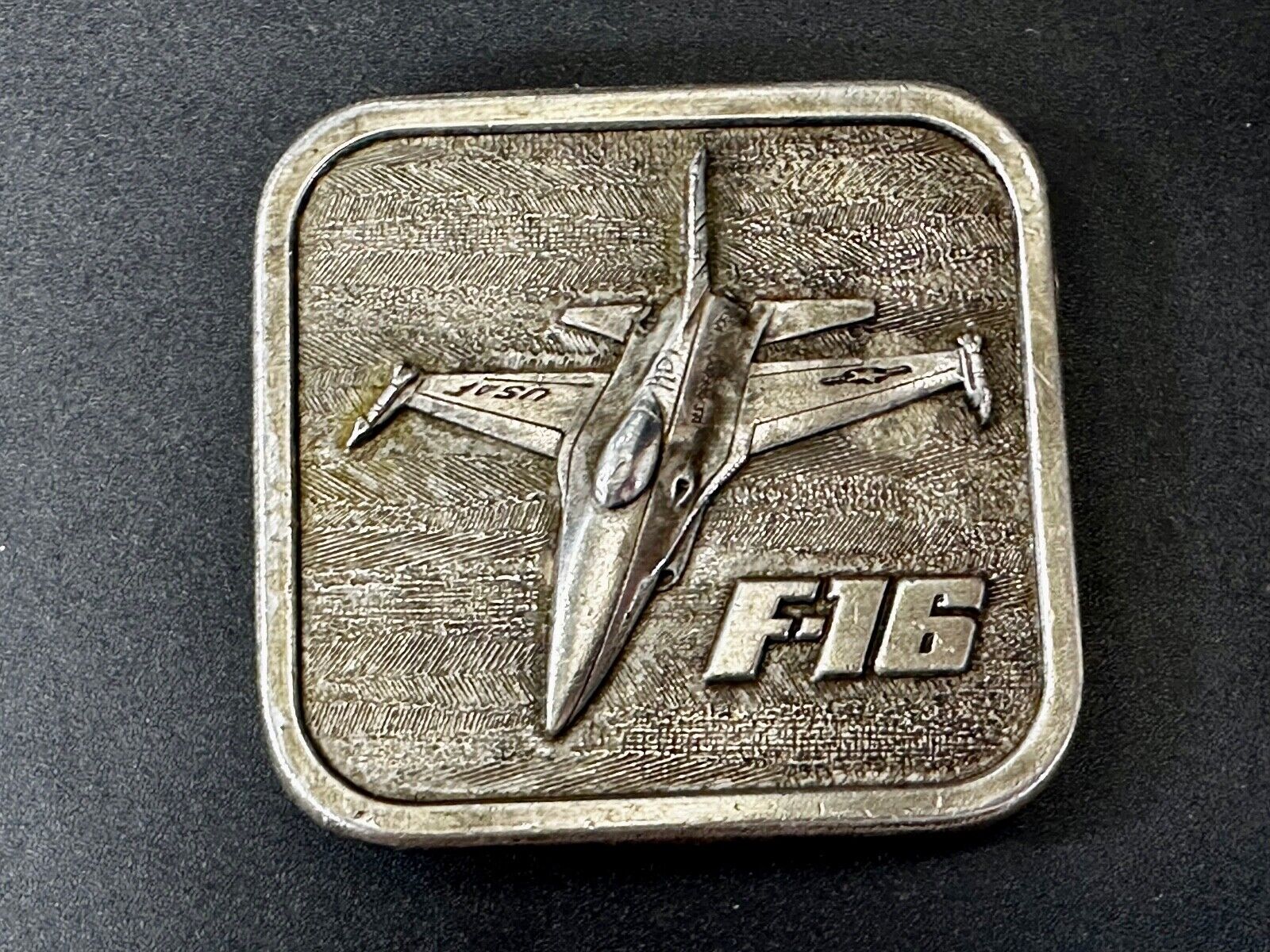 USAF F-16 Fighter Jet Air Force VTG 1977 Belt Buckle by The Buckle Connection