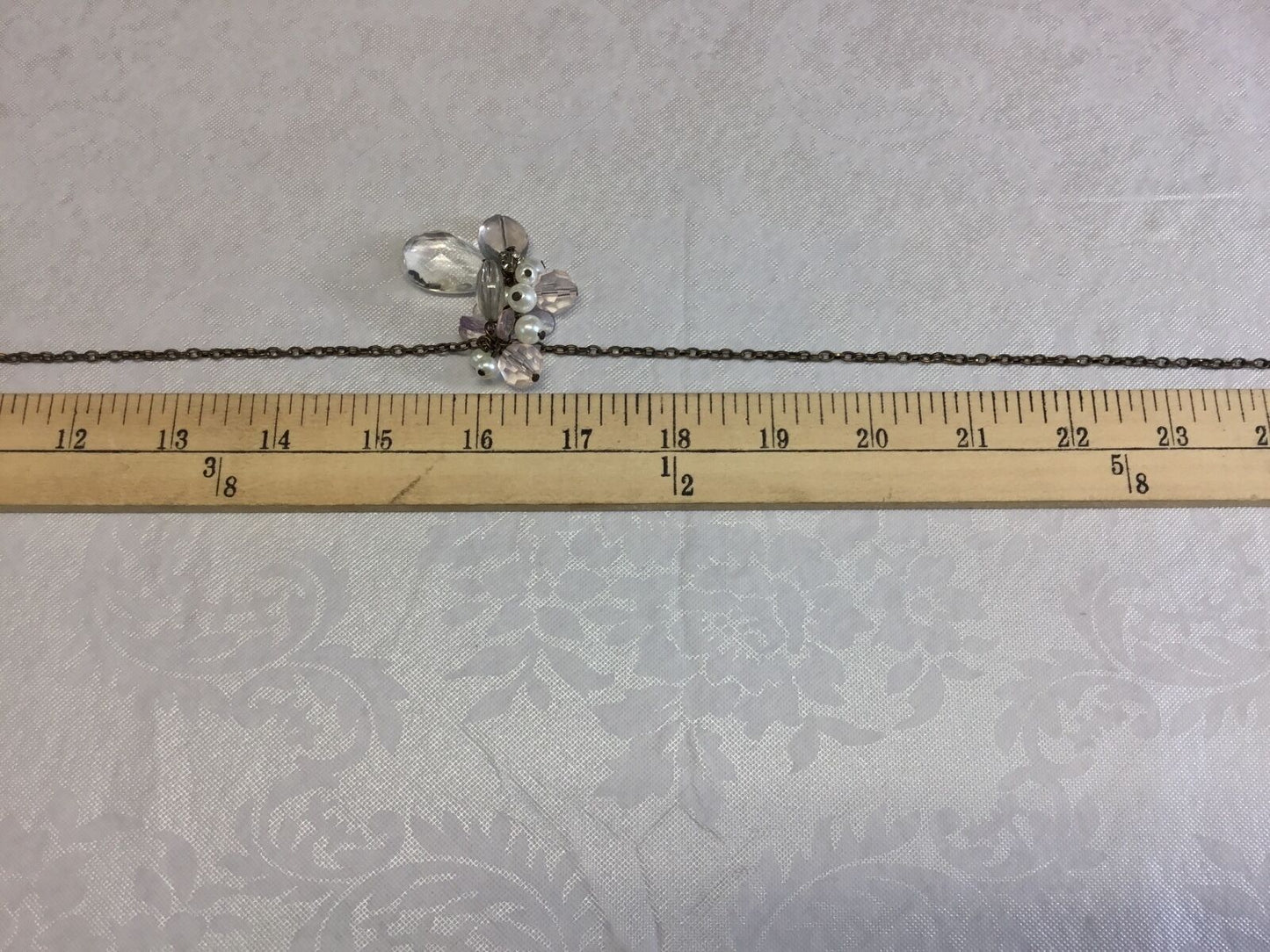 AEO huge cluster crystal? CHUNKY large necklace 