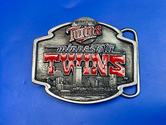 Vintage 1999 Minnesota Twins Belt Buckle Mlb Baseball Team - Ultimate Fan Gift! 