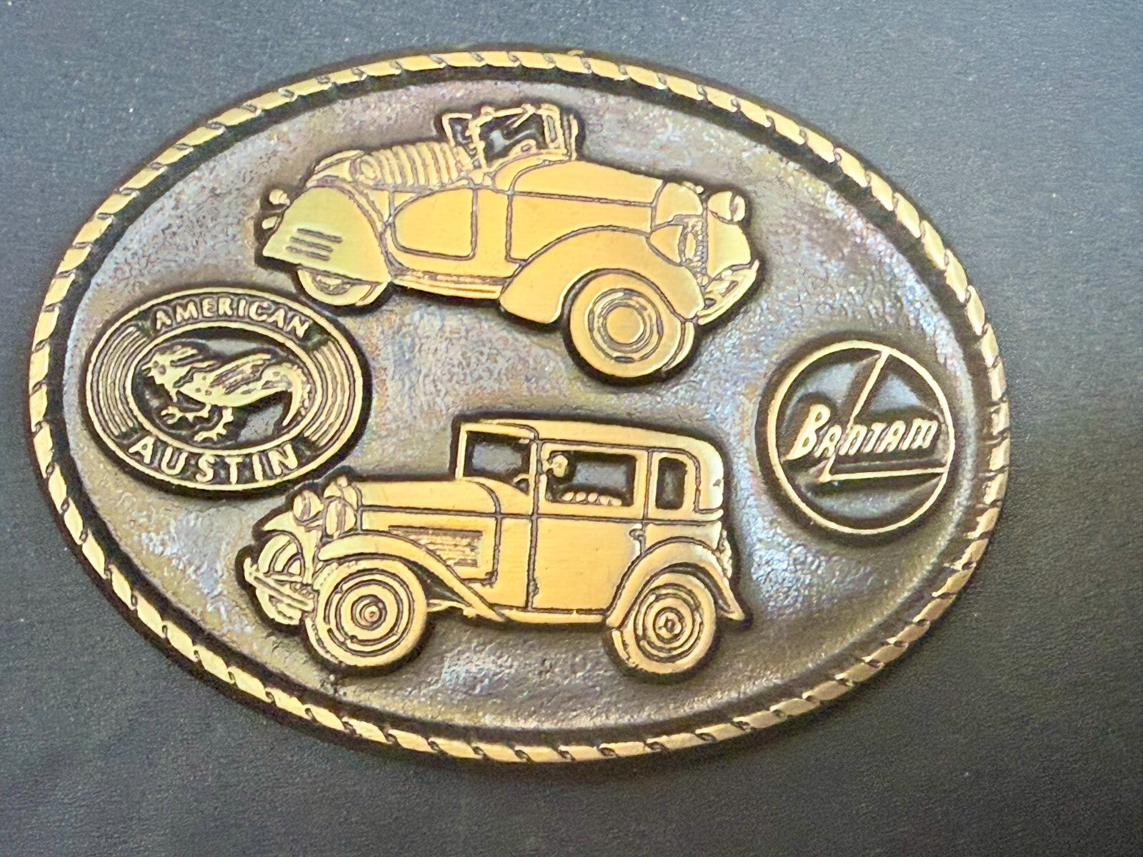 American Bantam Austin Classic Car Automobile Collectors Vintage NOS Belt Buckle