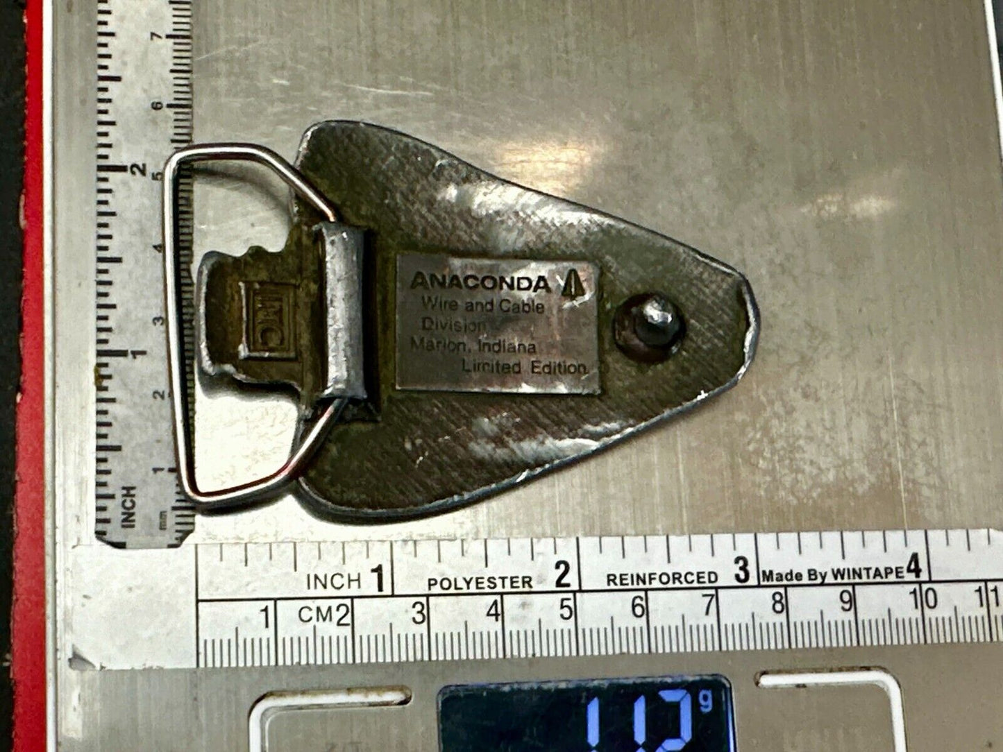 Anaconda Wire & Cable Division IMC Limited Edition Arrowhead Belt Buckle