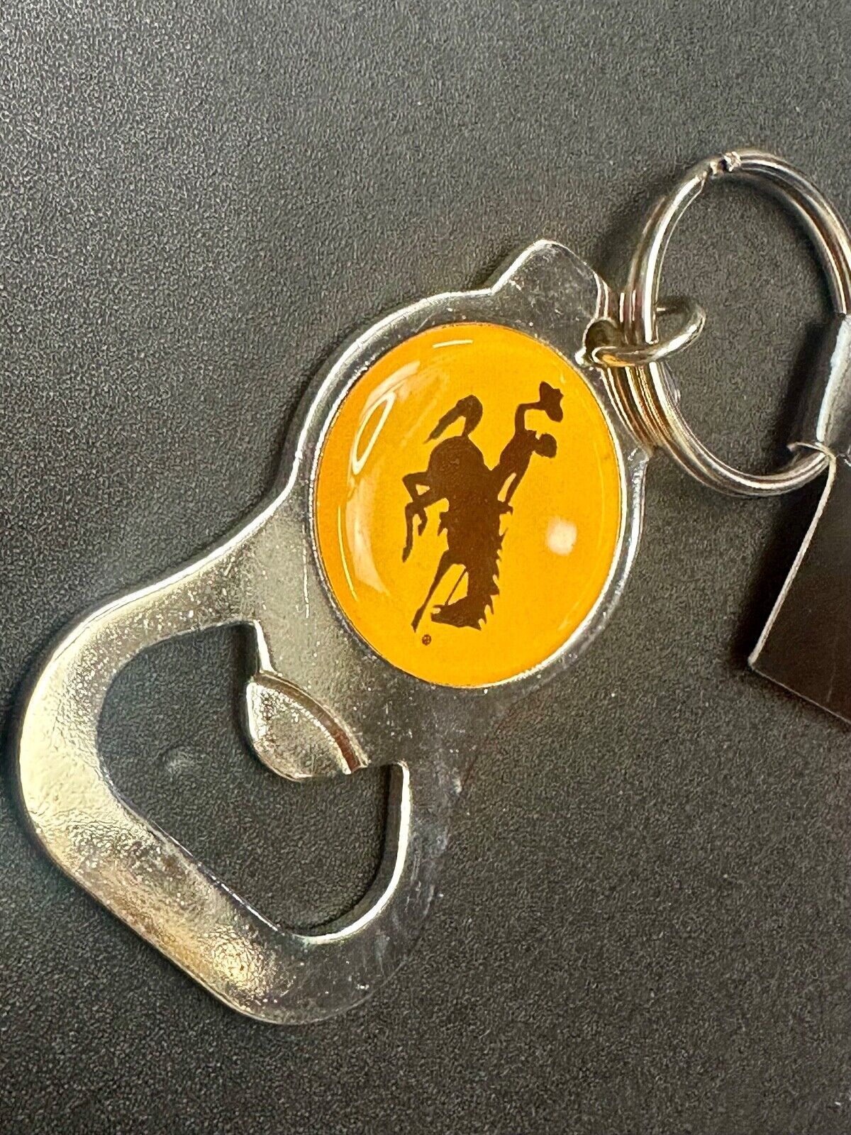 University of Wyoming Cowboys Bottle Opener Keychain Key Ring by Aminco