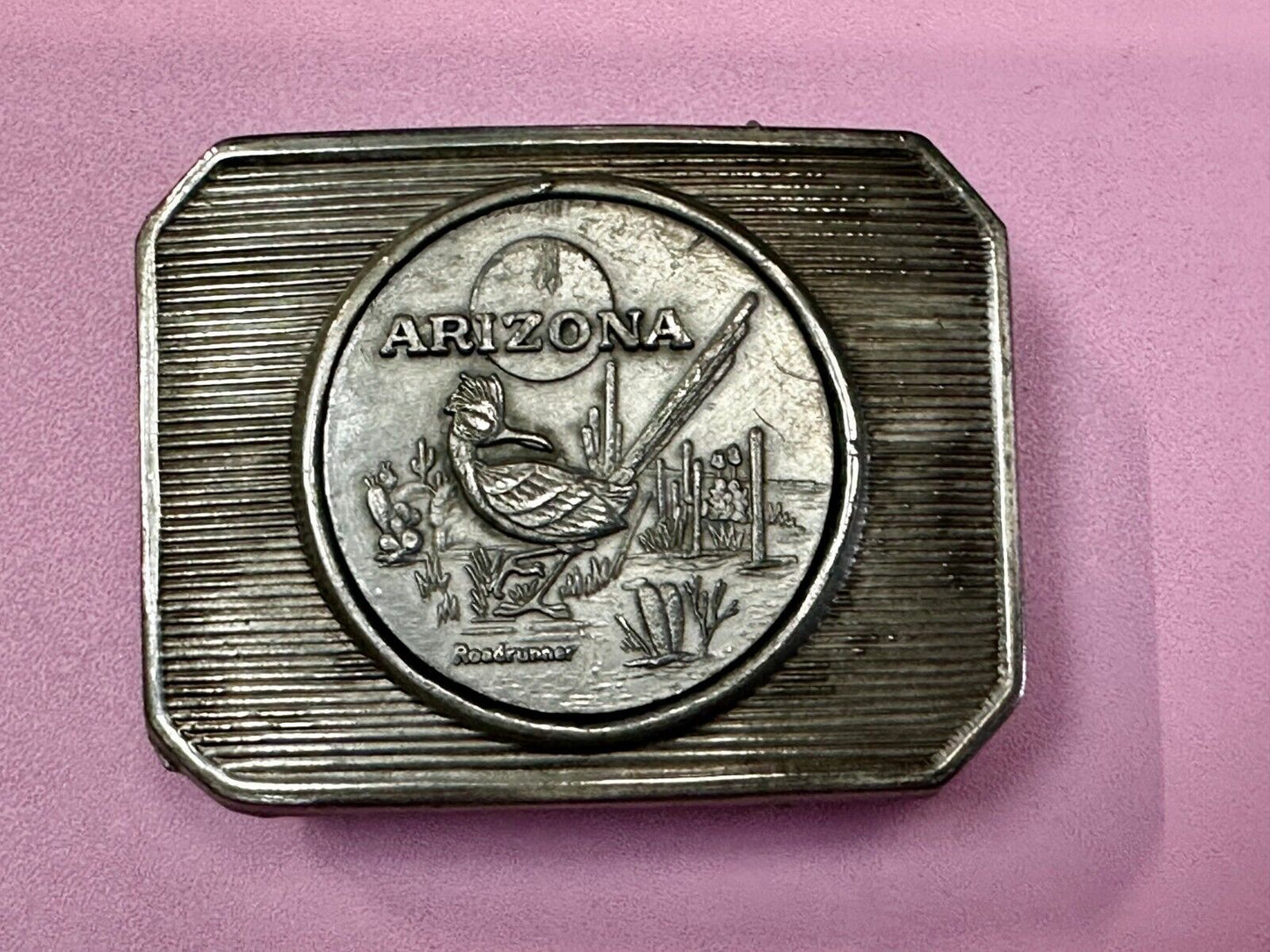 Arizona Roadrunner SouthWestern Desert Bird Vintage Coin Style Belt Buckle